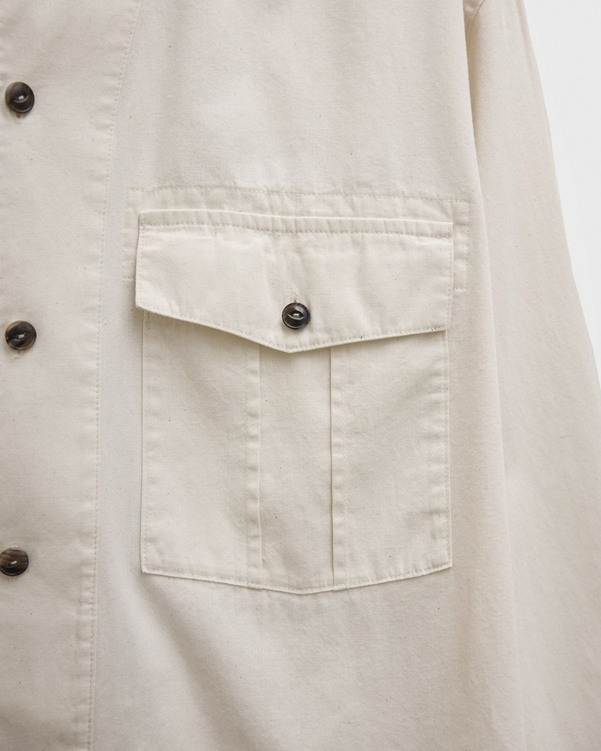 유스(YOUTH) Chambray Work Shirt - Ecru
