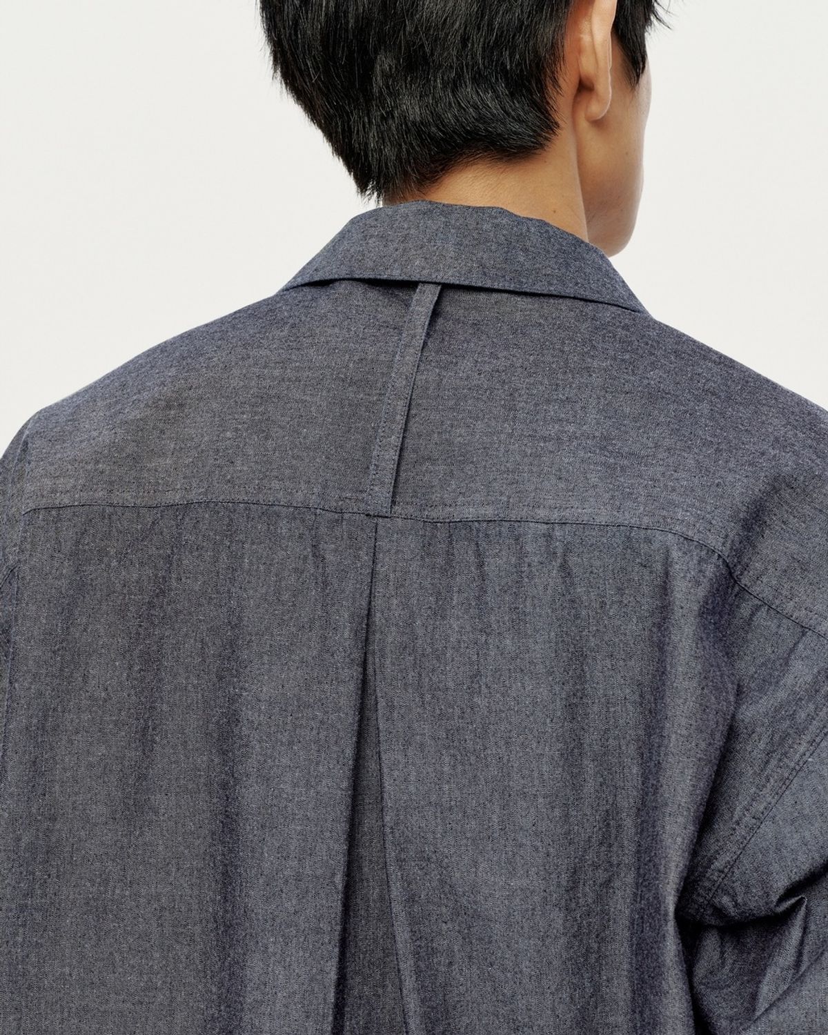유스(YOUTH) Chambray Work Shirt - Washed Black