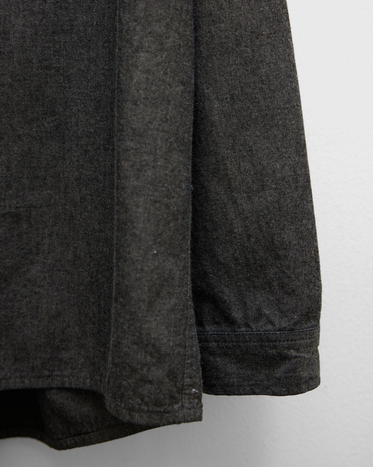 유스(YOUTH) Chambray Work Shirt - Washed Black