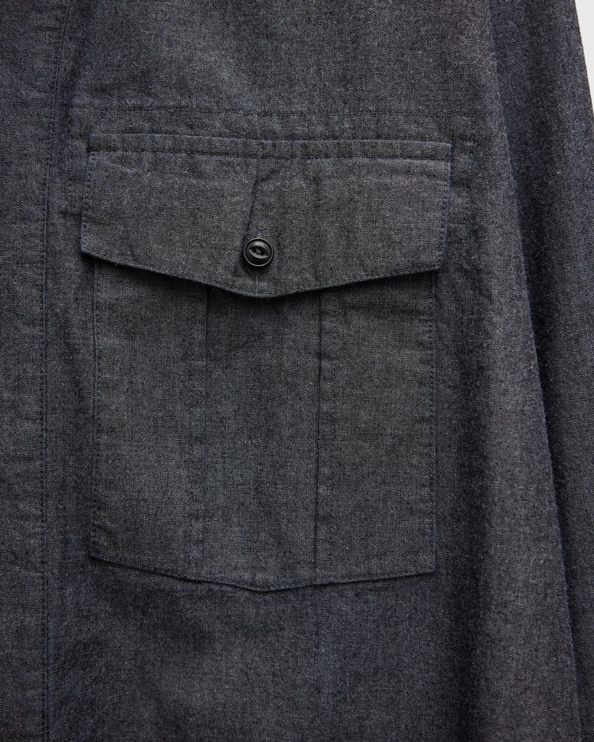 유스(YOUTH) Chambray Work Shirt - Washed Black