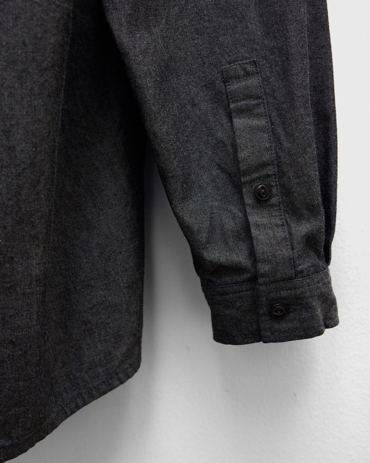 유스(YOUTH) Chambray Work Shirt - Washed Black