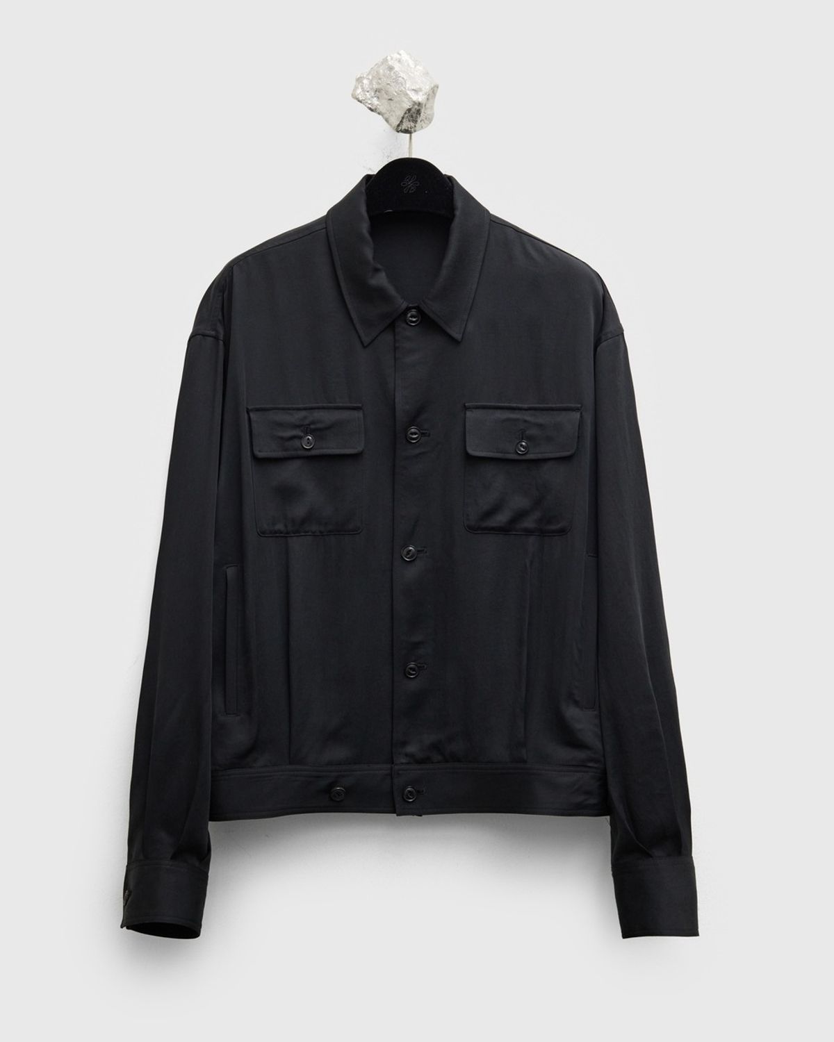 유스(YOUTH) Soft Drapery Jacket - Black