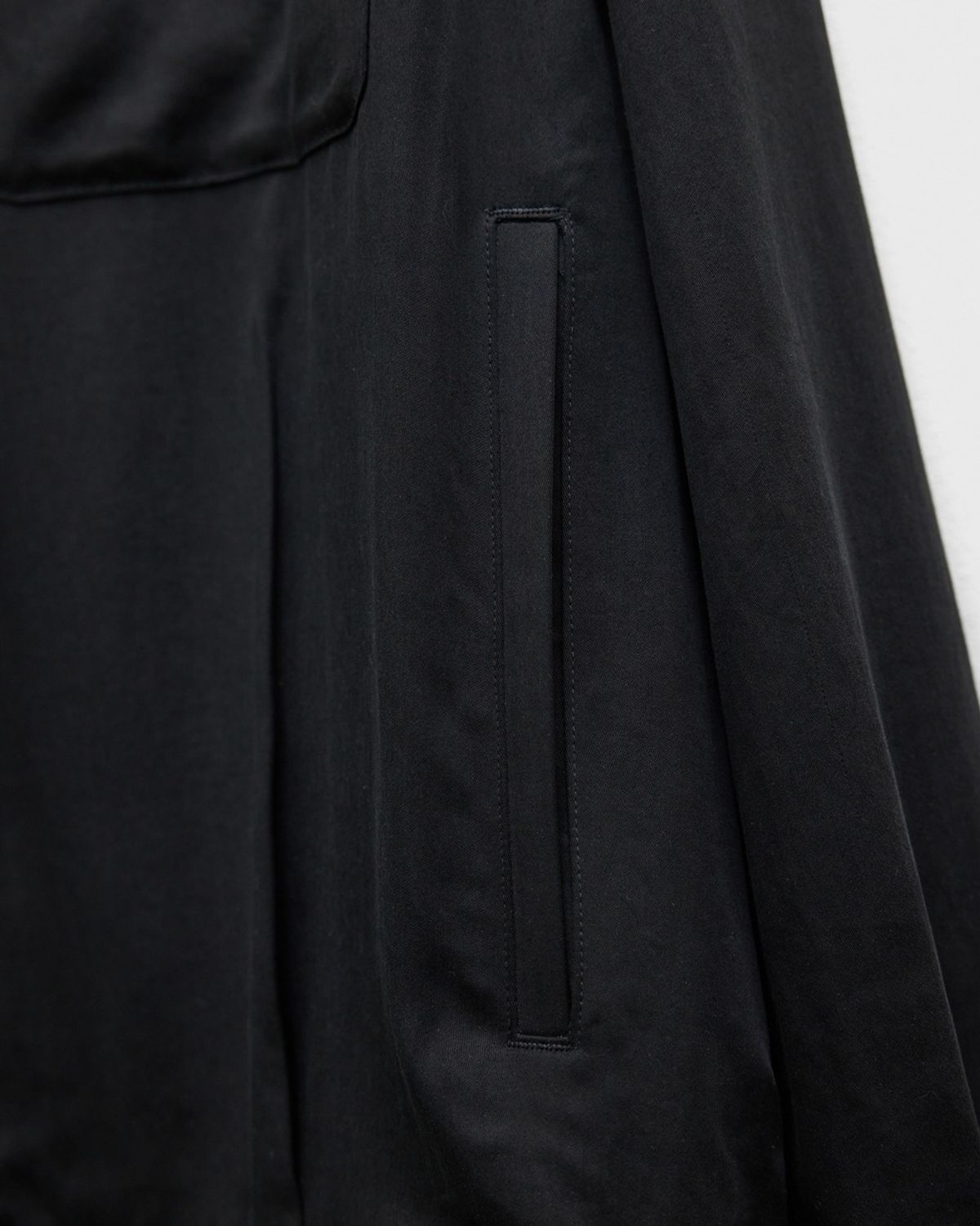 유스(YOUTH) Soft Drapery Jacket - Black