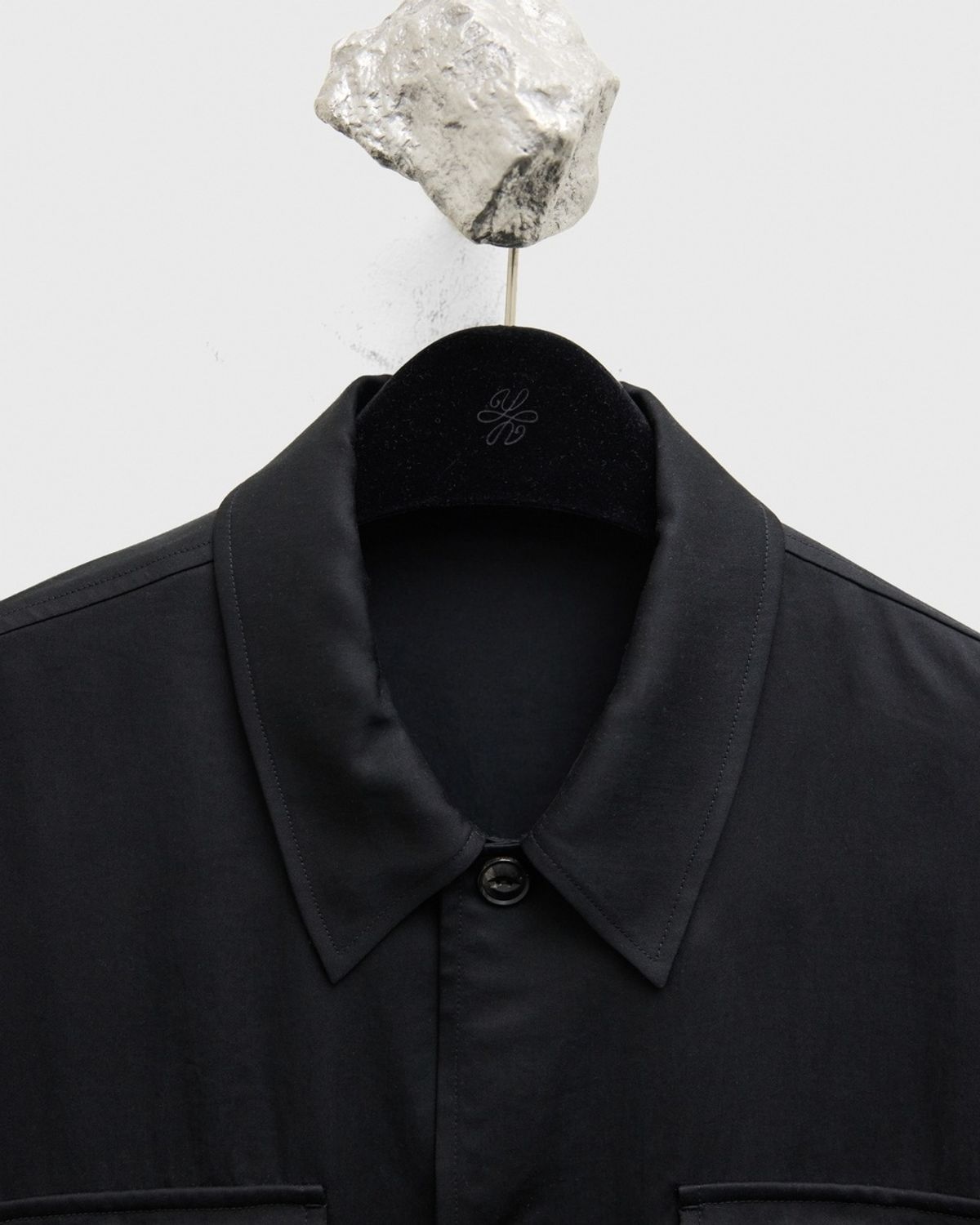 유스(YOUTH) Soft Drapery Jacket - Black