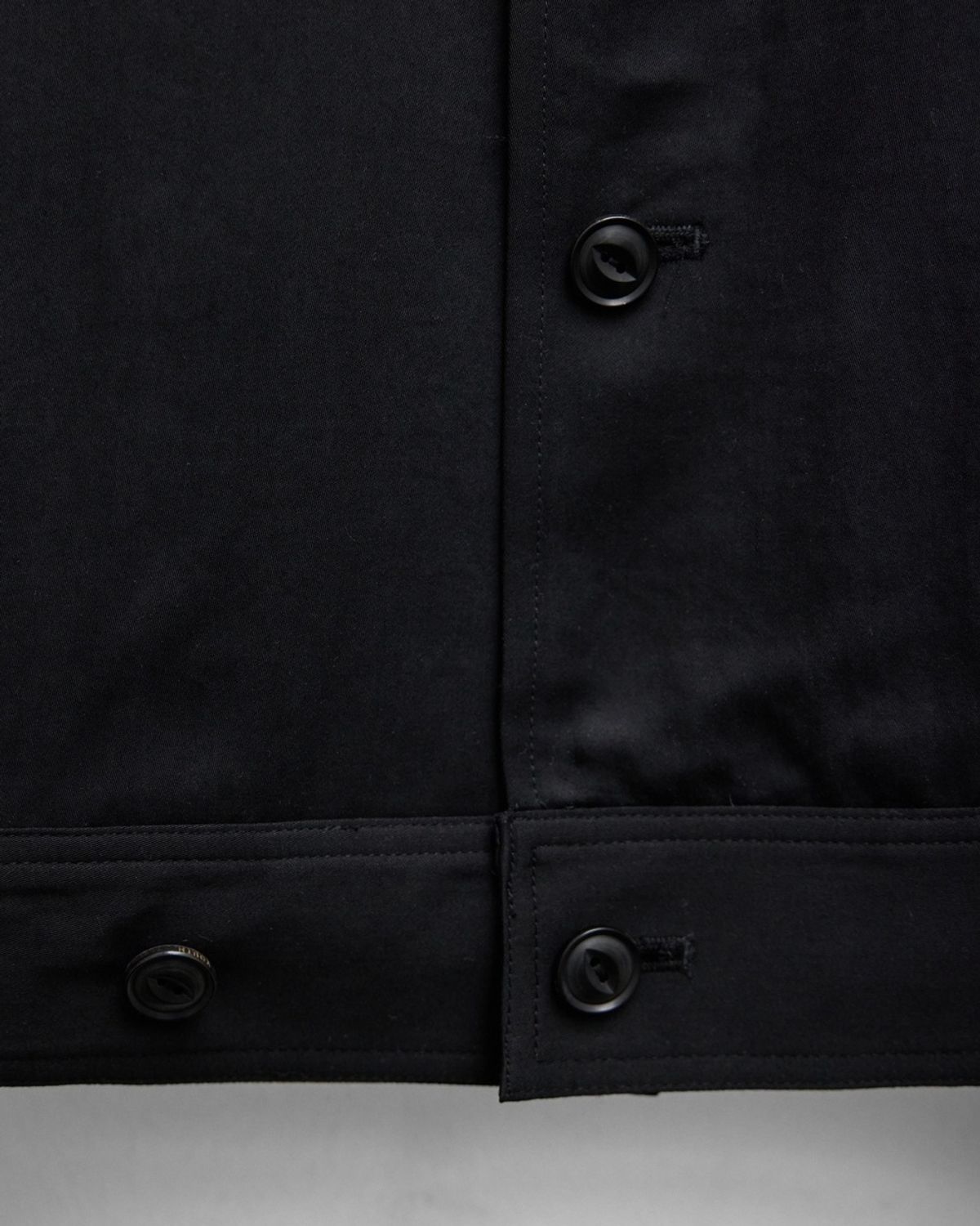 유스(YOUTH) Soft Drapery Jacket - Black
