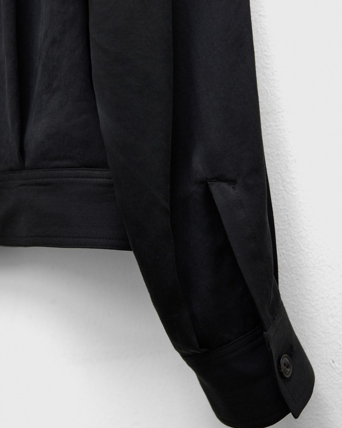 유스(YOUTH) Soft Drapery Jacket - Black