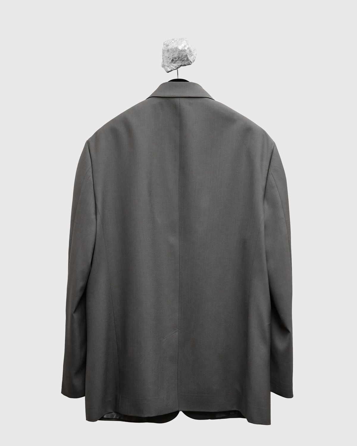 유스(YOUTH) Fine Wool Single Jacket - Khaki Grey