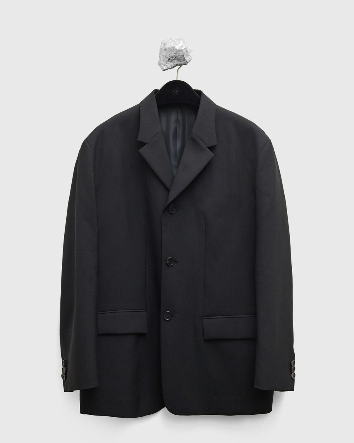 유스(YOUTH) Fine Wool Single Jacket - Black