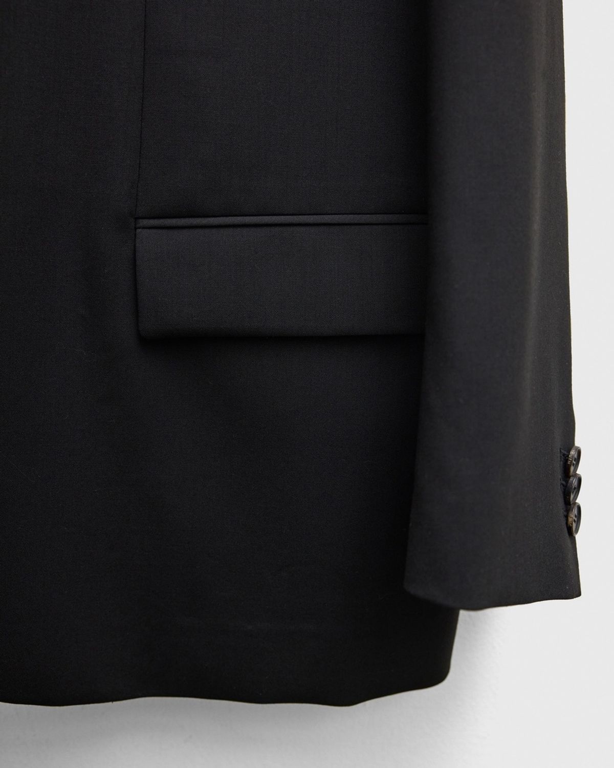 유스(YOUTH) Fine Wool Single Jacket - Black