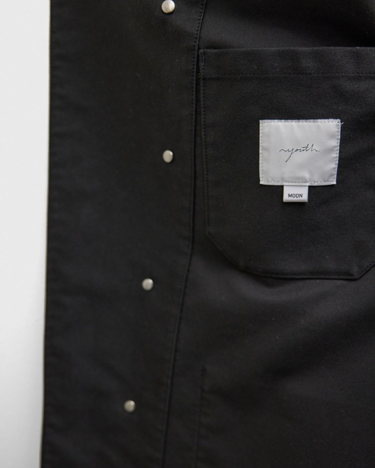 유스(YOUTH) Moleskin French Work Jacket - Black