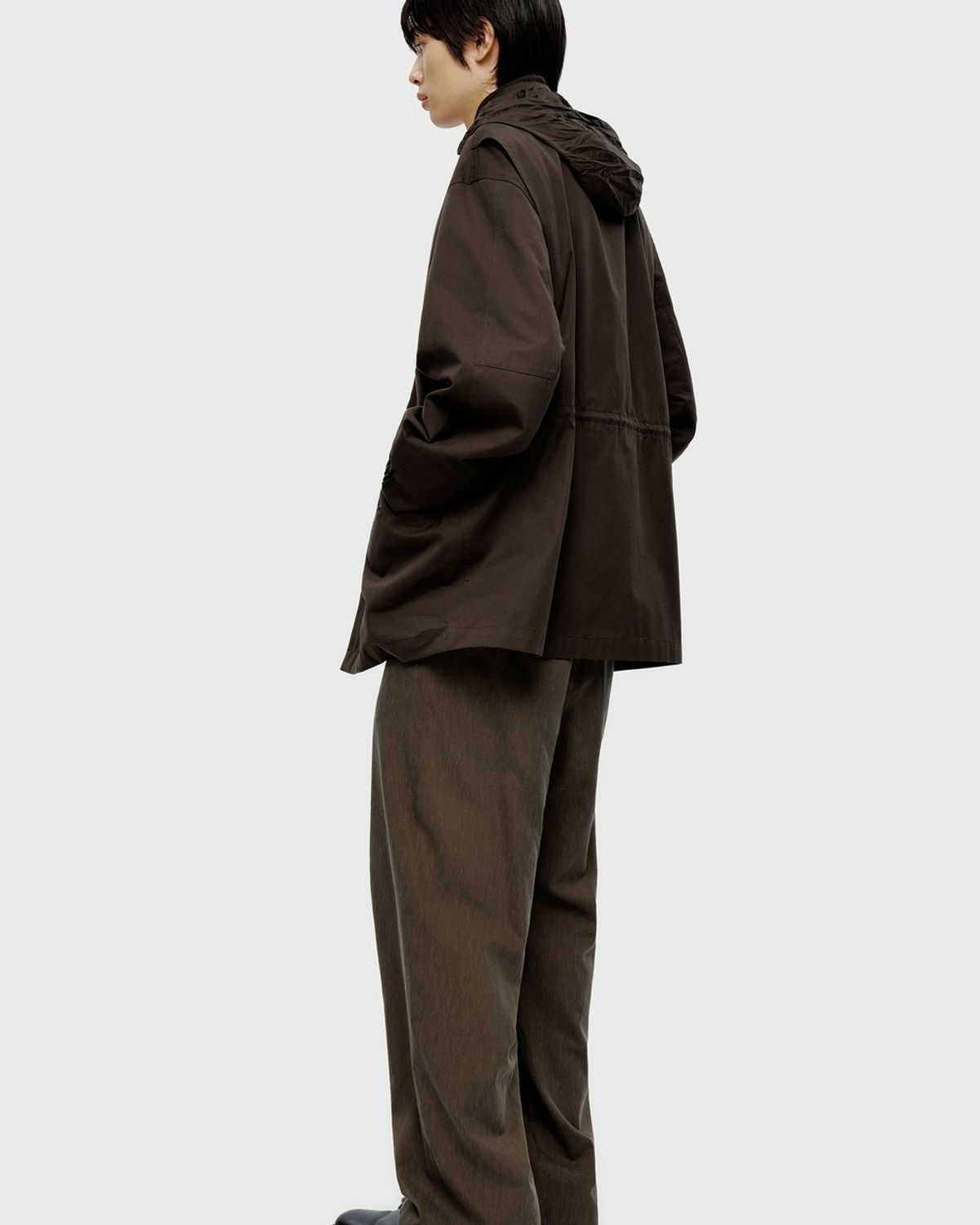 유스(YOUTH) Double Rip Utility Parka - Dark Brown