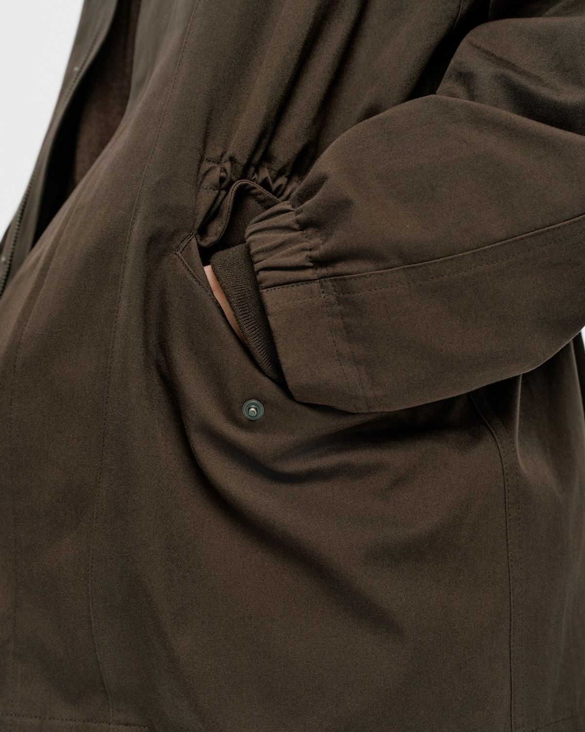 유스(YOUTH) Double Rip Utility Parka - Dark Brown