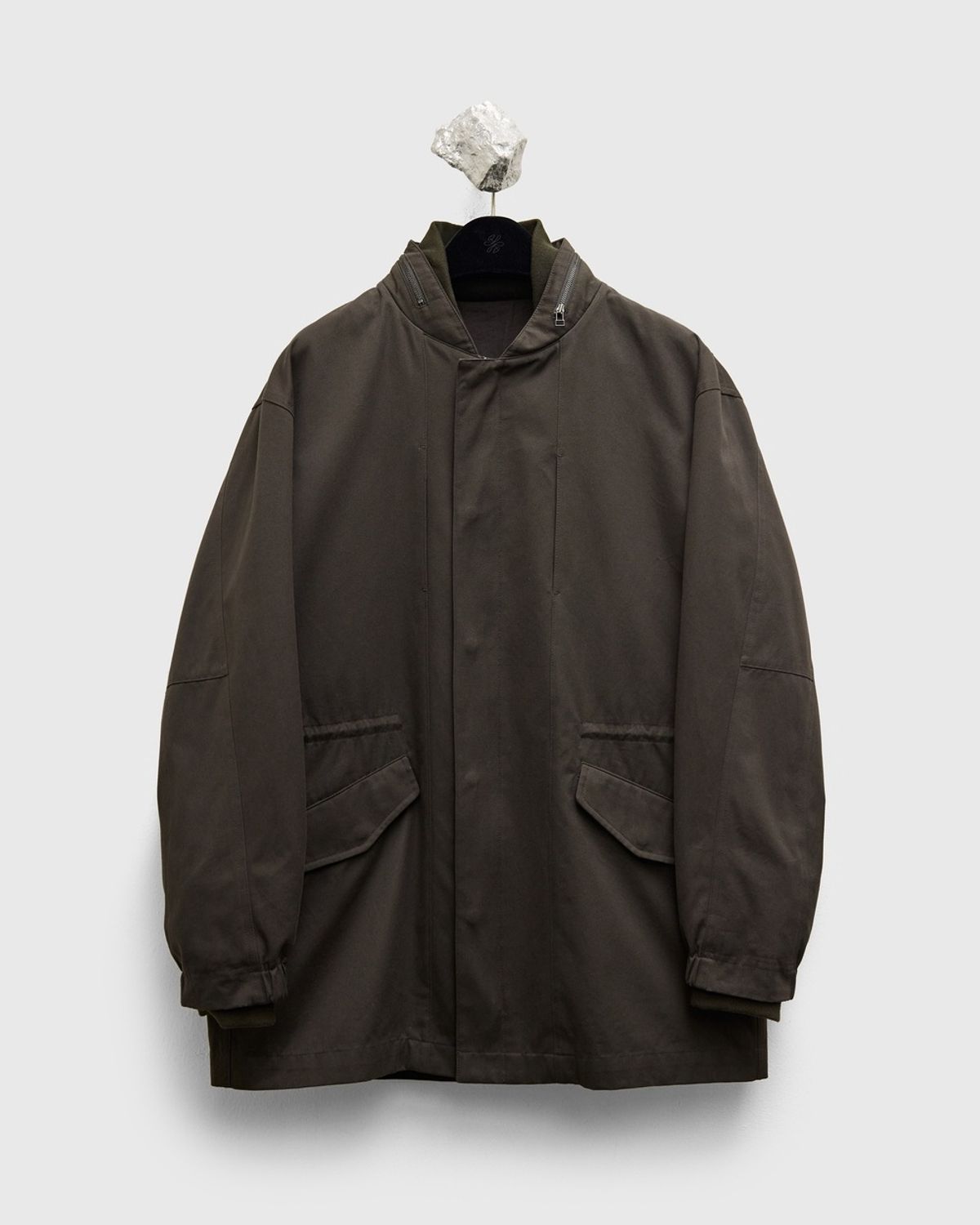 유스(YOUTH) Double Rip Utility Parka - Dark Brown