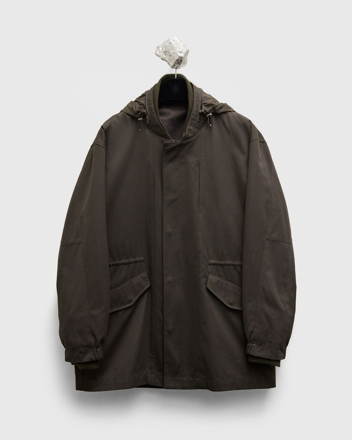 유스(YOUTH) Double Rip Utility Parka - Dark Brown