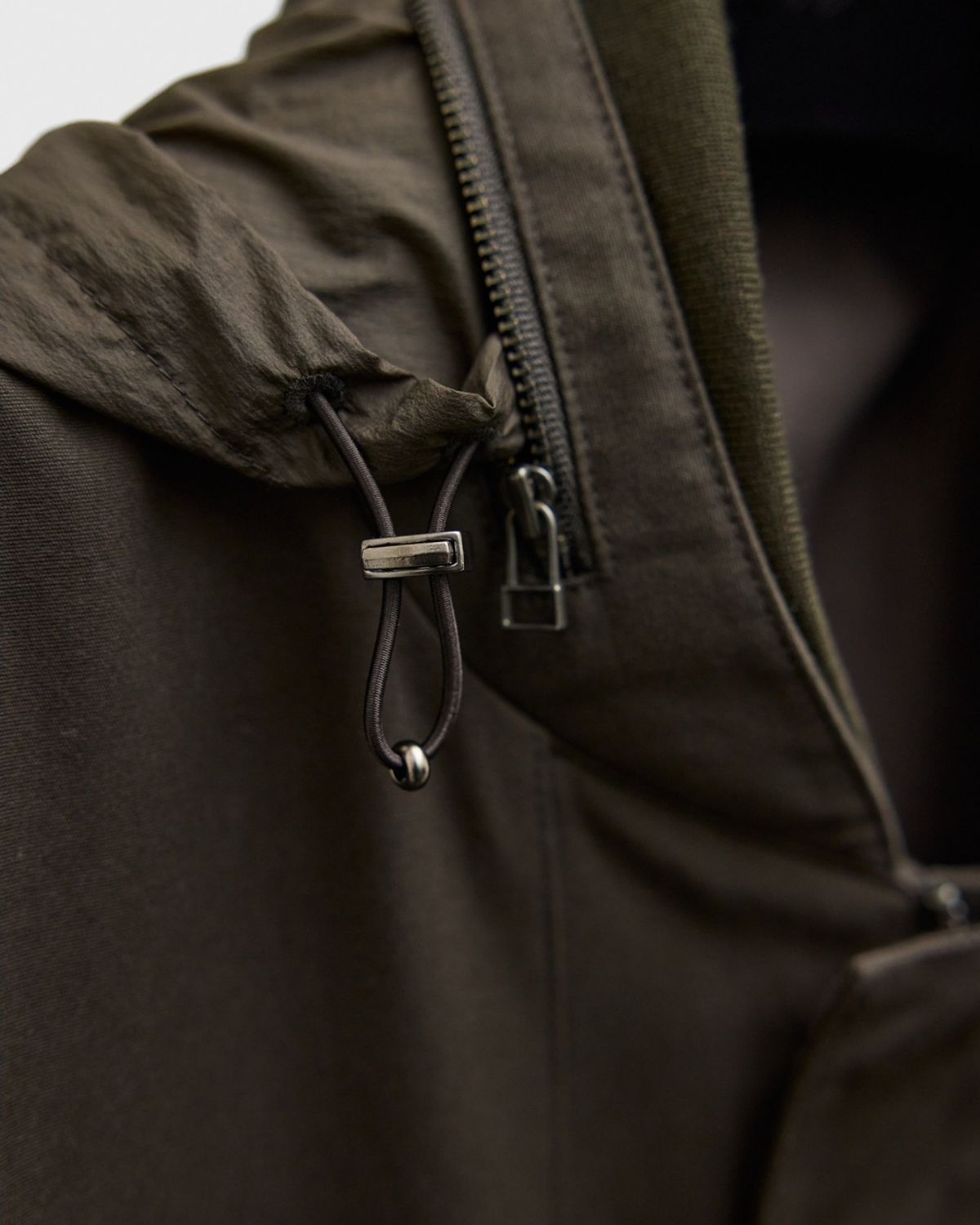 유스(YOUTH) Double Rip Utility Parka - Dark Brown