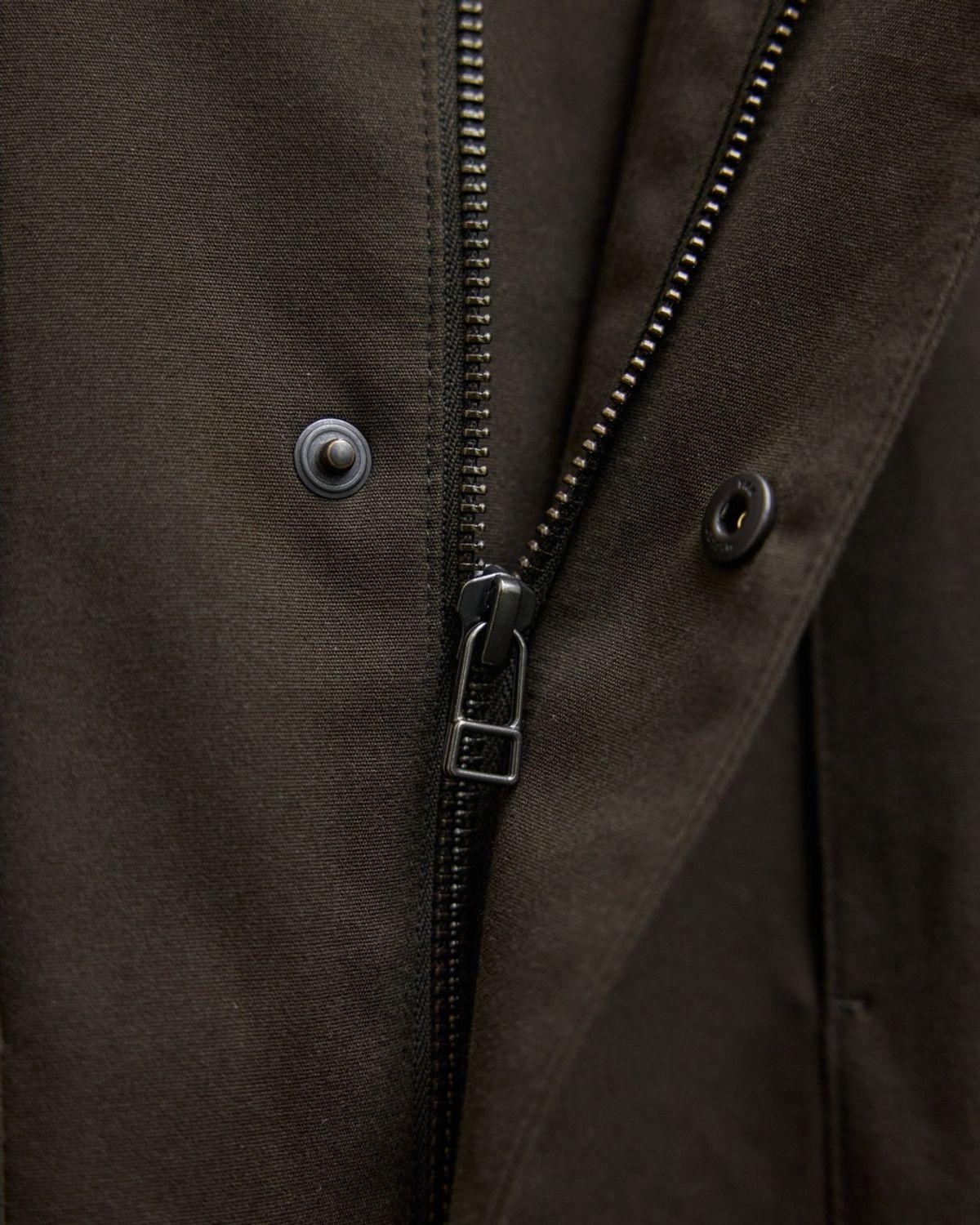 유스(YOUTH) Double Rip Utility Parka - Dark Brown