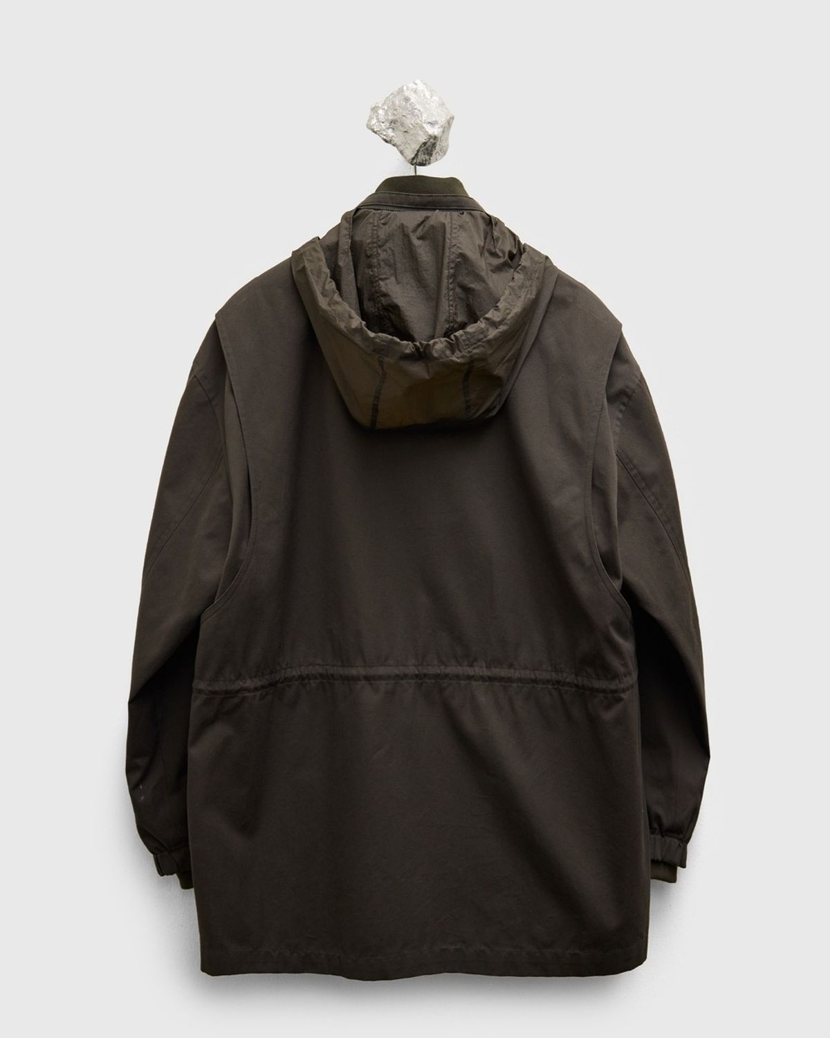 유스(YOUTH) Double Rip Utility Parka - Dark Brown
