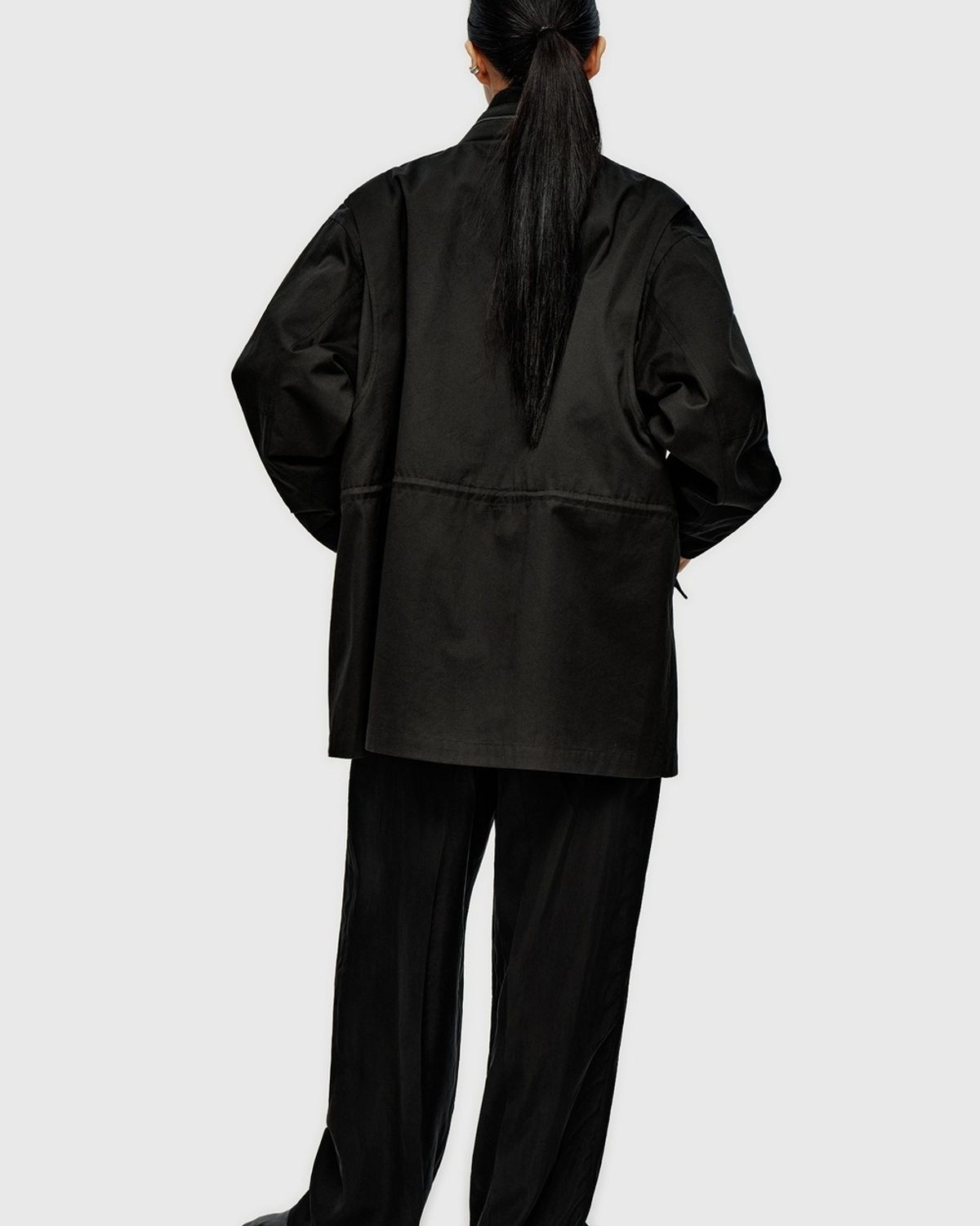 유스(YOUTH) Double Rip Utility Parka - Black