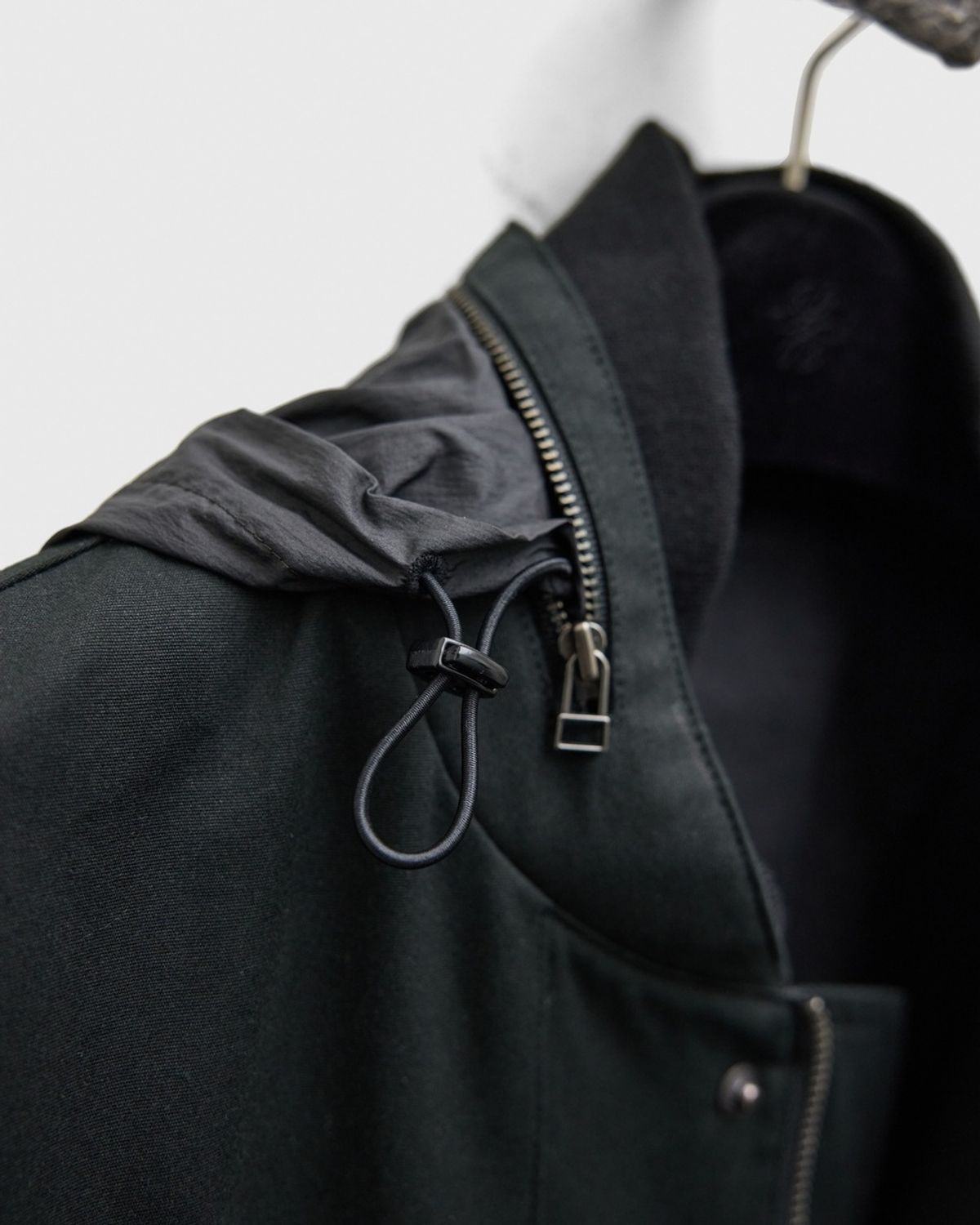 유스(YOUTH) Double Rip Utility Parka - Black
