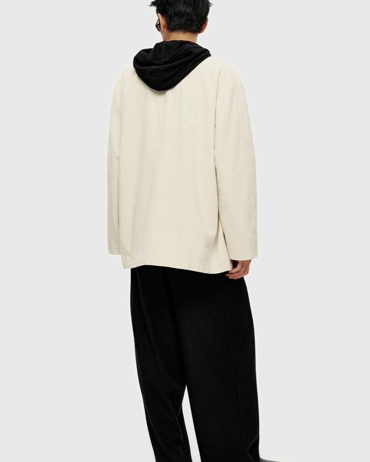 유스(YOUTH) Creased Midi Jacket - Ecru