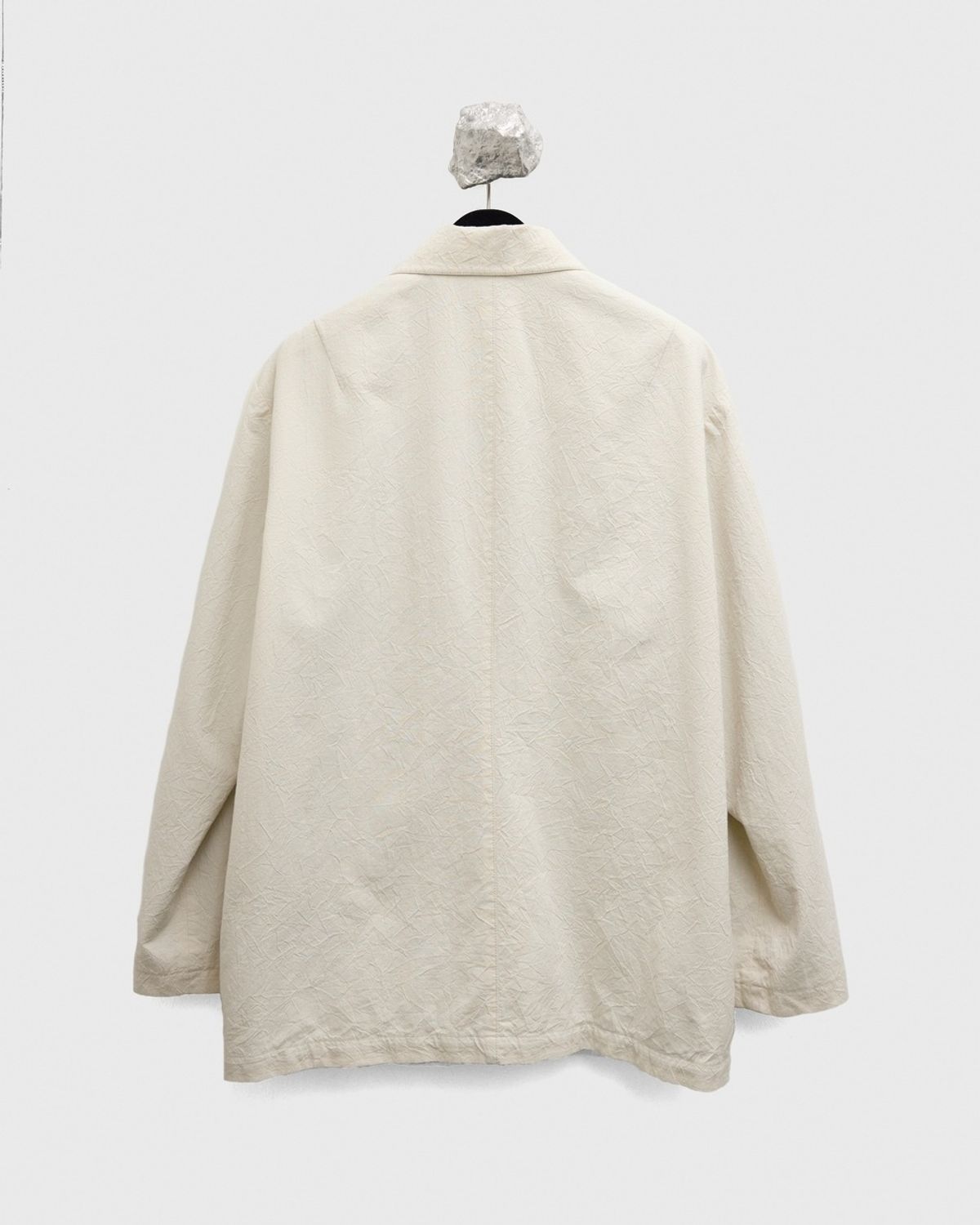 유스(YOUTH) Creased Midi Jacket - Ecru