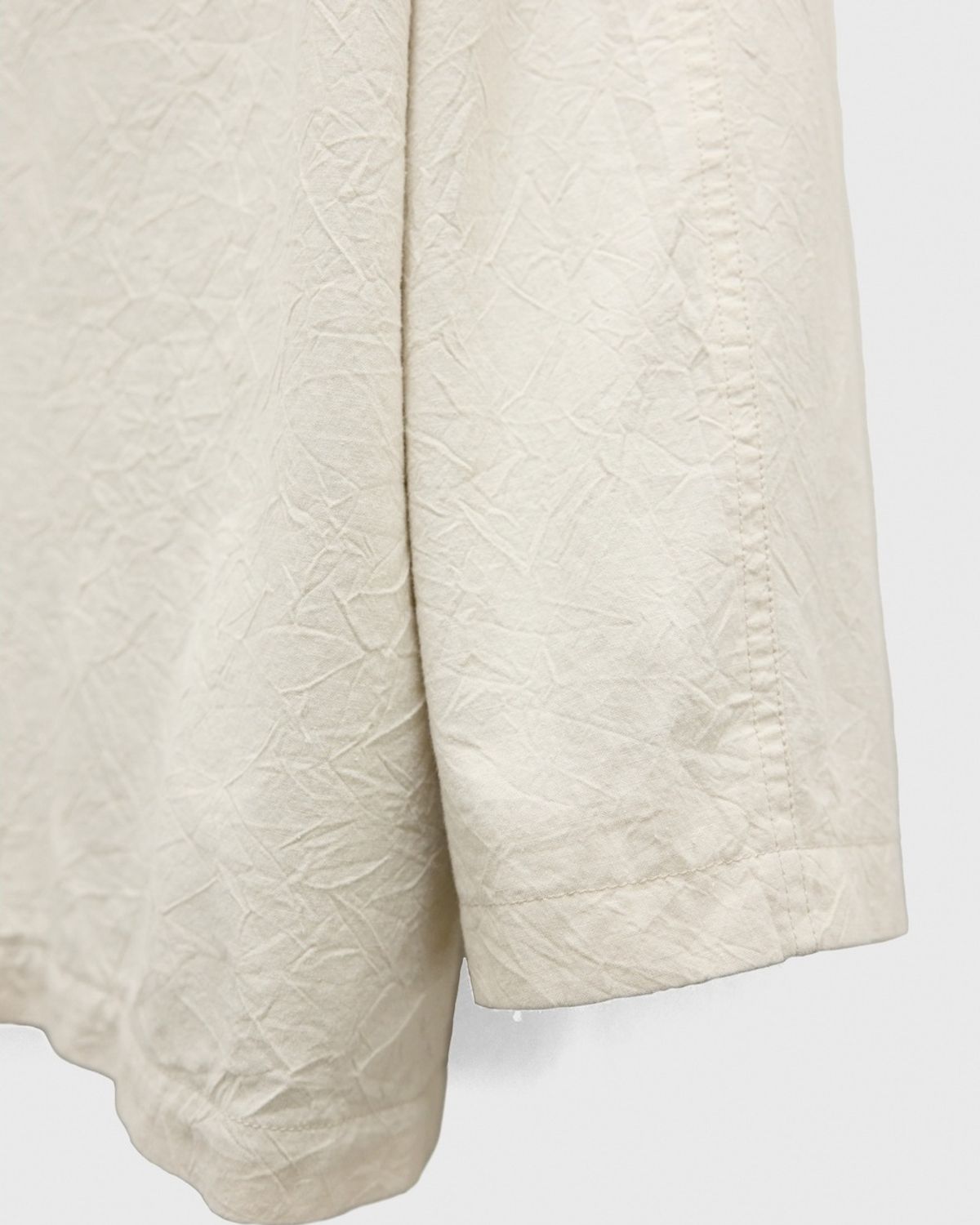 유스(YOUTH) Creased Midi Jacket - Ecru
