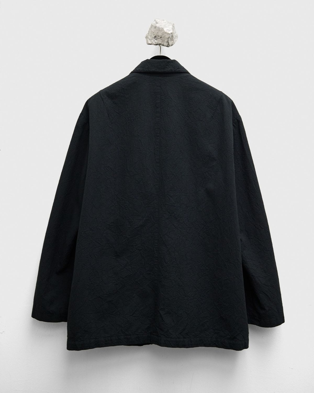 유스(YOUTH) Creased Midi Jacket - Black