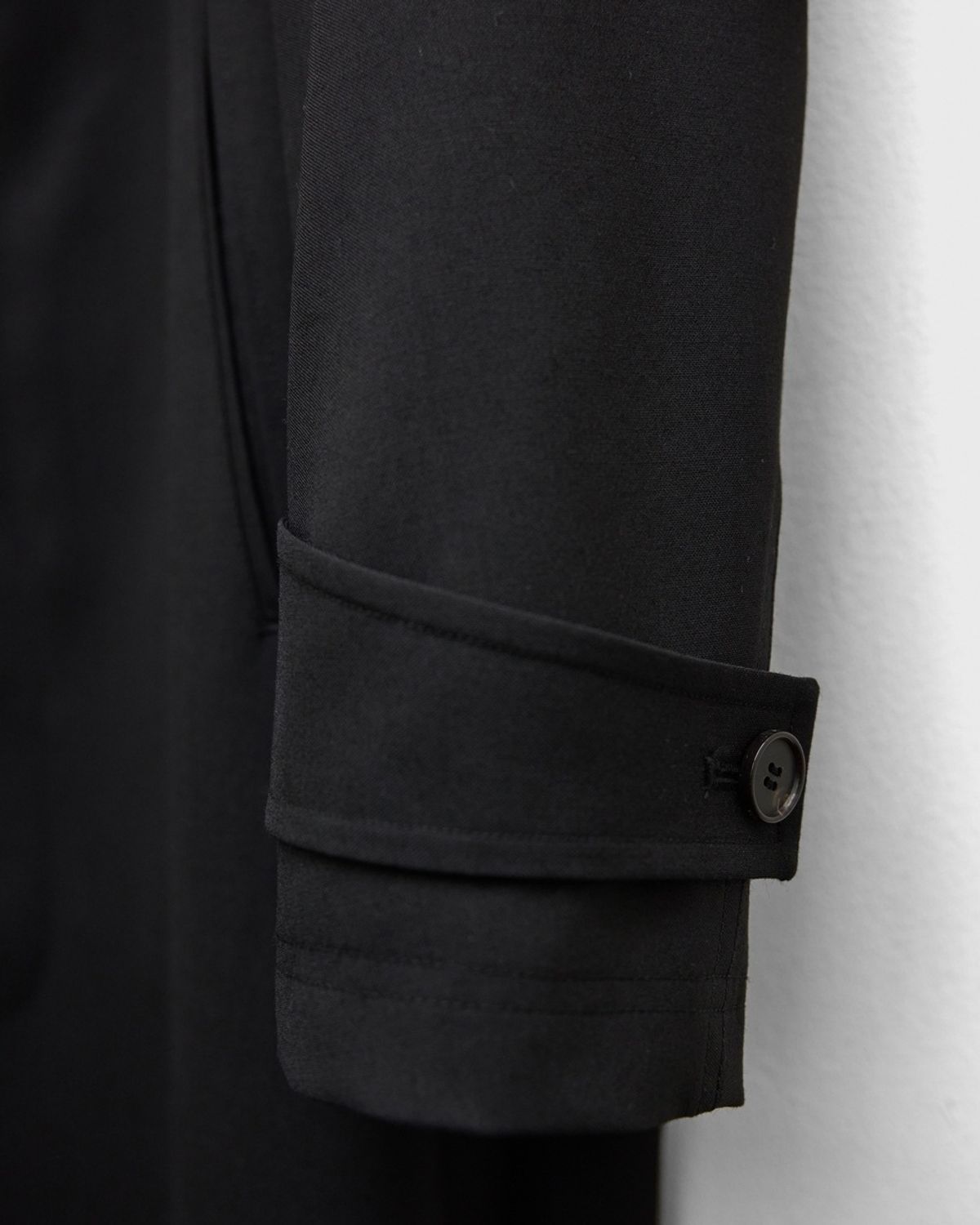 유스(YOUTH) Fine Wool Maxi Coat - Black