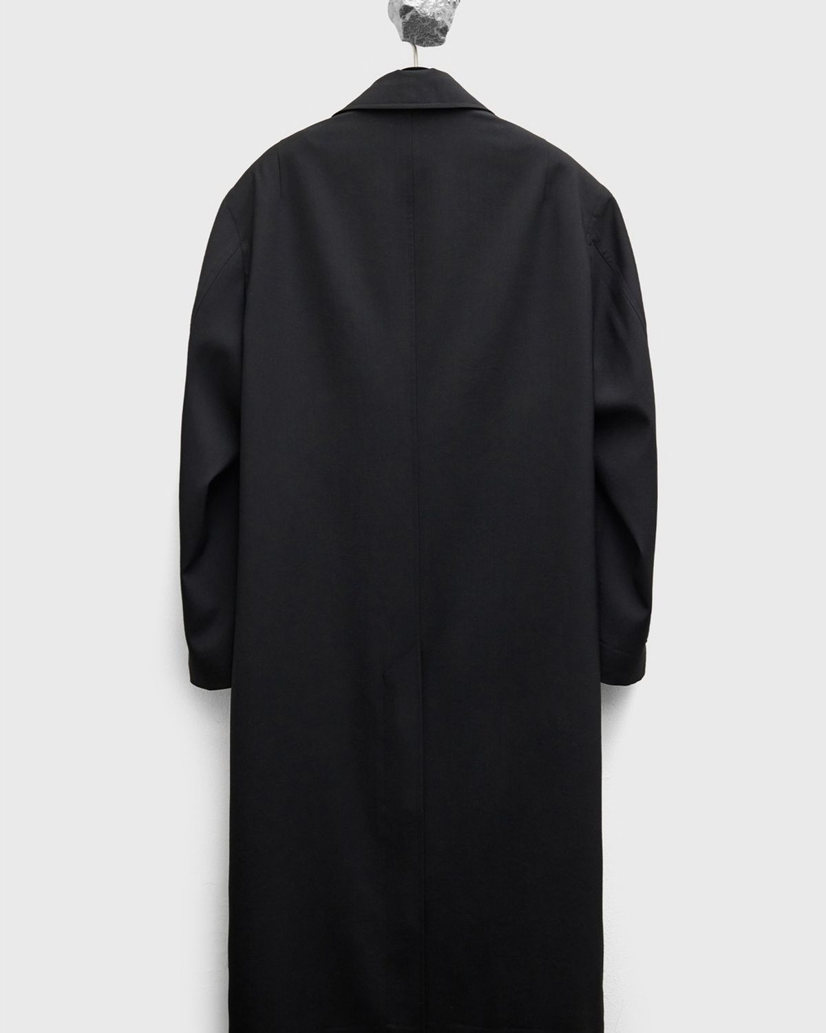 유스(YOUTH) Fine Wool Maxi Coat - Black