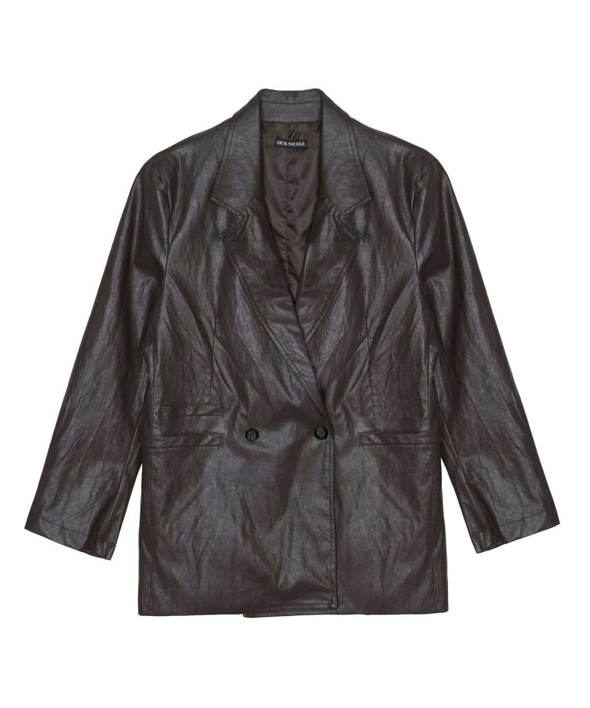 닉앤니콜(NICK&NICOLE) DOUBLE TAILORED JACKET_BROWN