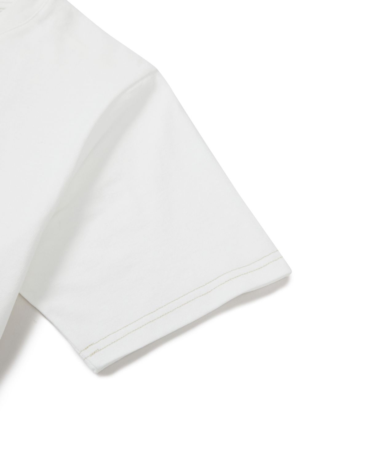 엠엠엘지(MMLG) CONTRAST STITCH HF-T (EVERY WHITE)