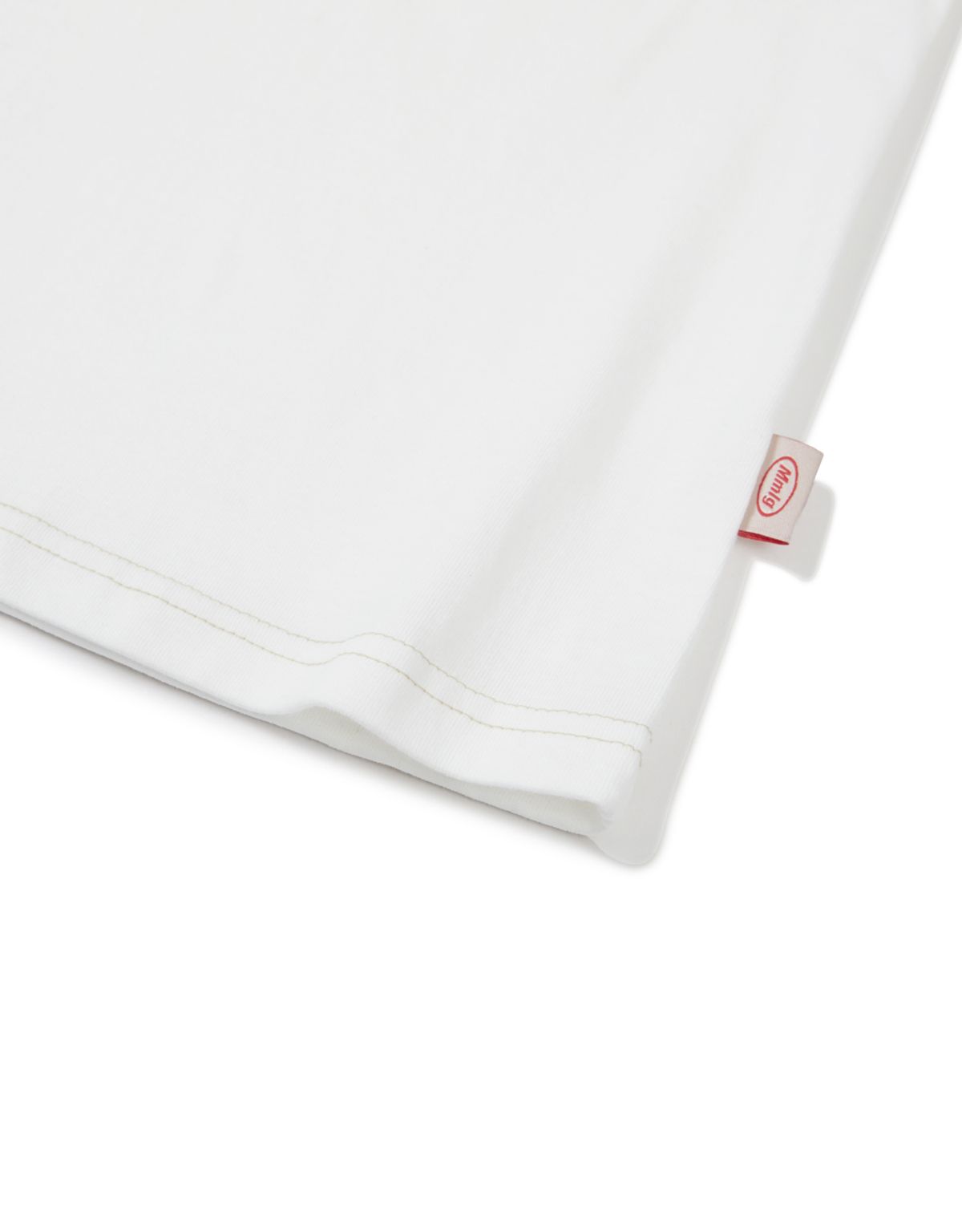 엠엠엘지(MMLG) CONTRAST STITCH HF-T (EVERY WHITE)