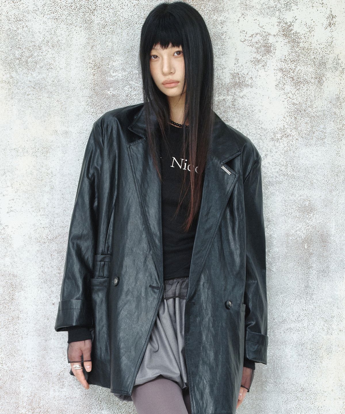 닉앤니콜(NICK&NICOLE) DOUBLE TAILORED JACKET_BLACK