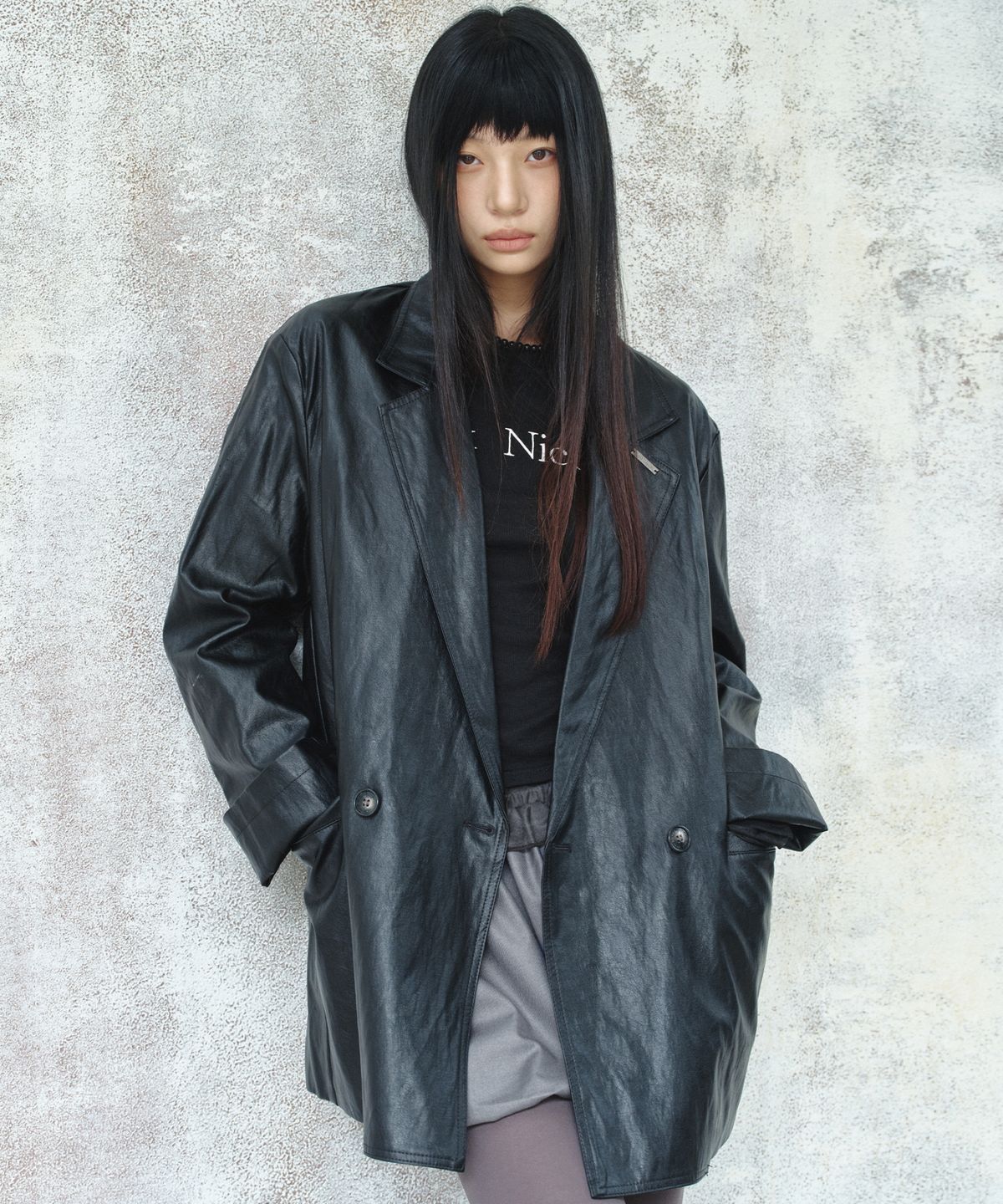 닉앤니콜(NICK&NICOLE) DOUBLE TAILORED JACKET_BLACK