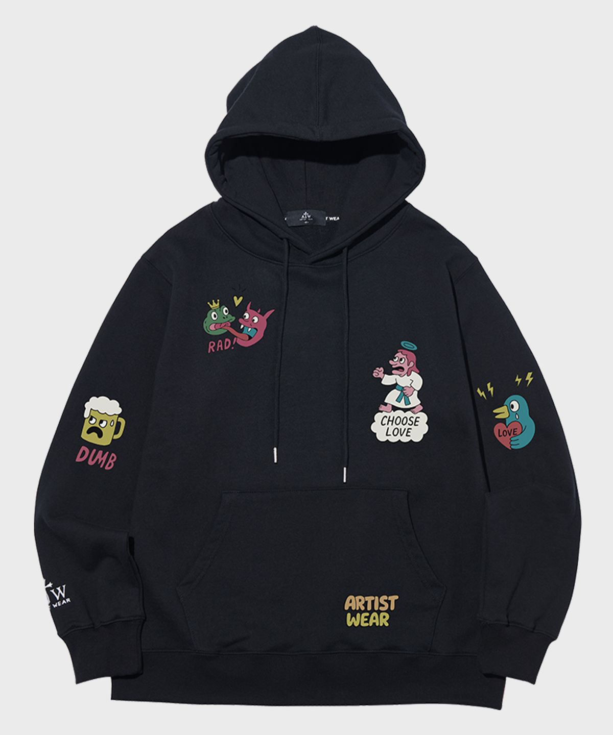 아티스트웨어(ARTISTWEAR) [ATW] 러브츄스 후드티 - 2COLOR