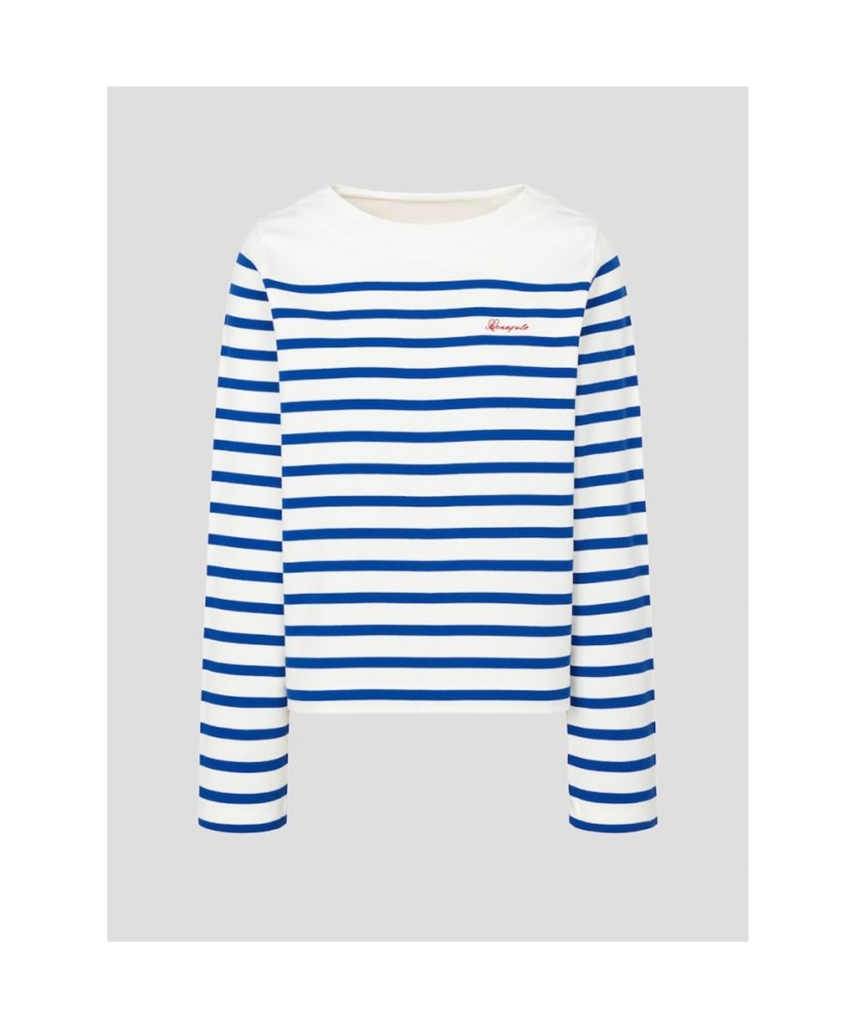 빈폴 레이디스(BEANPOLE LADIES) [B. my] 보더 스트라이프 보트넥 루즈핏 티셔츠 - 블루 (BF6241N02P)