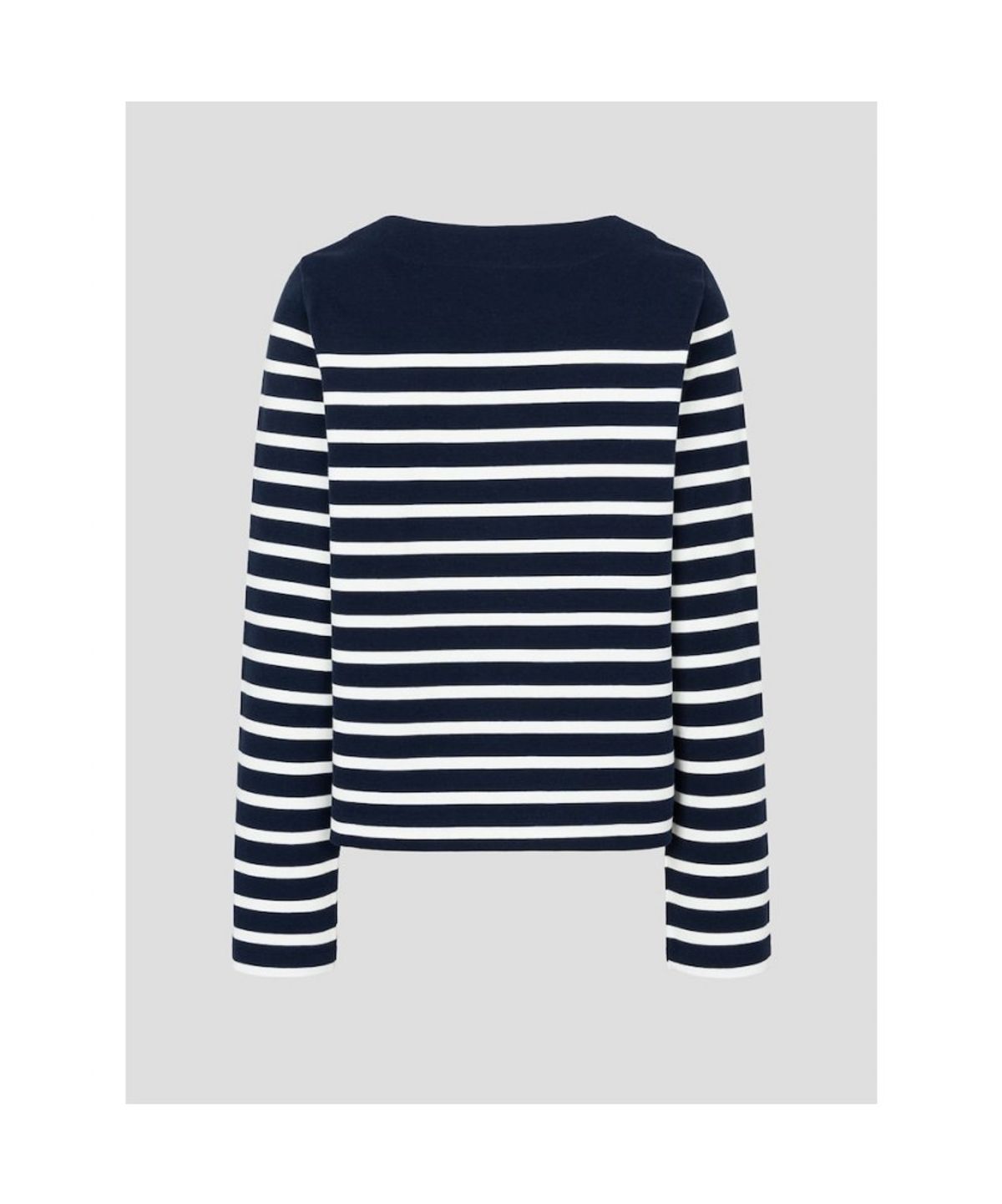 빈폴 레이디스(BEANPOLE LADIES) [B. my] 보더 스트라이프 보트넥 루즈핏 티셔츠 - 네이비 (BF6241N02R)