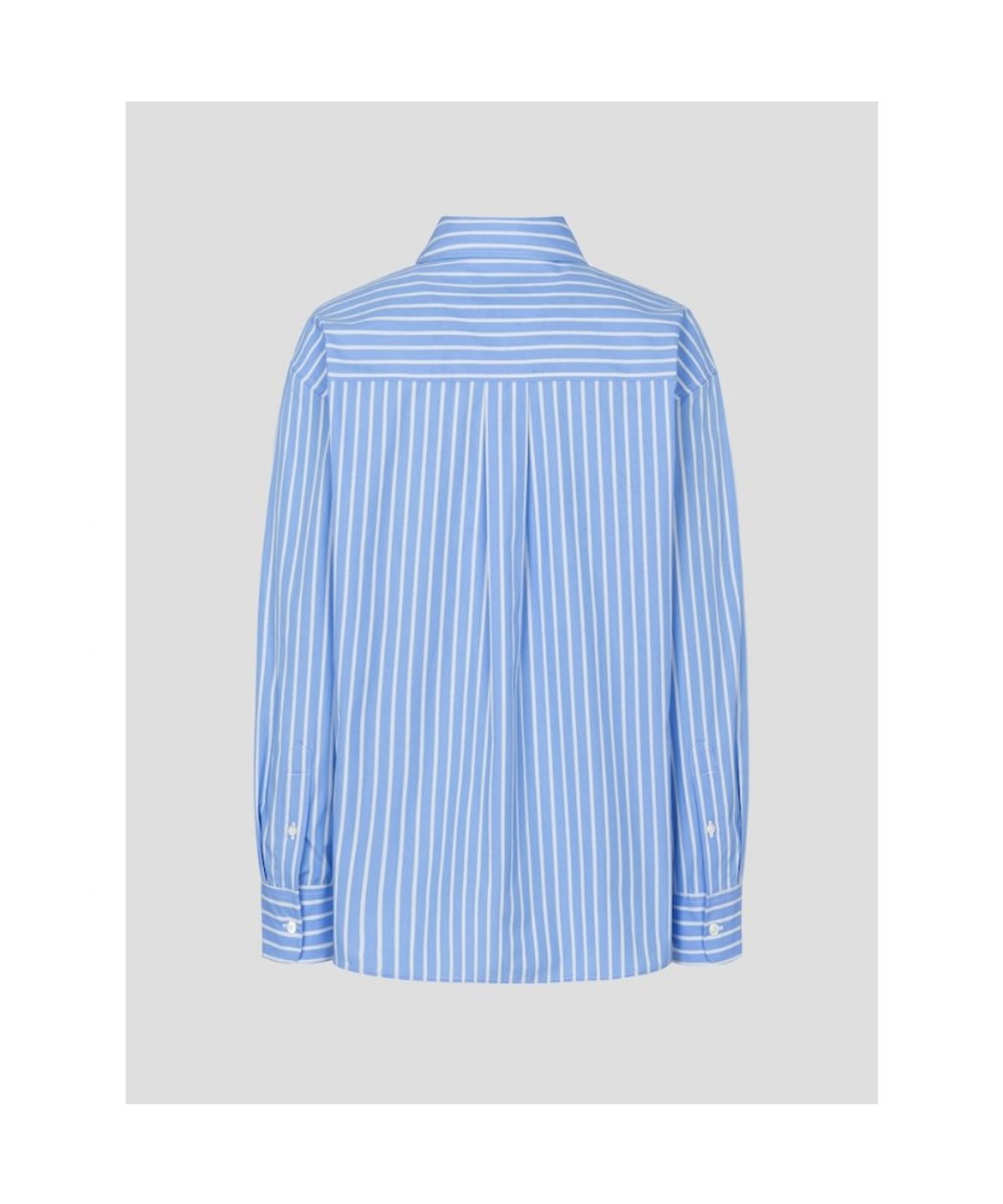 빈폴 레이디스(BEANPOLE LADIES) [B. my] 스트라이프 오버핏 셔츠 - 블루 (BF6264N22P)