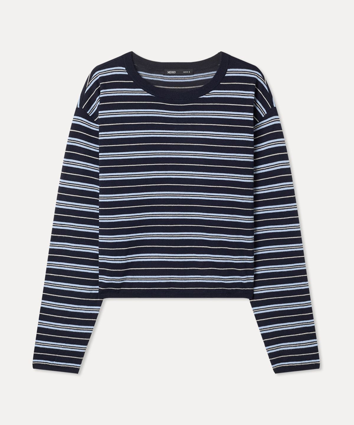 미쏘(MIXXO) 스트라이프 풀오버_MIWKAG412T