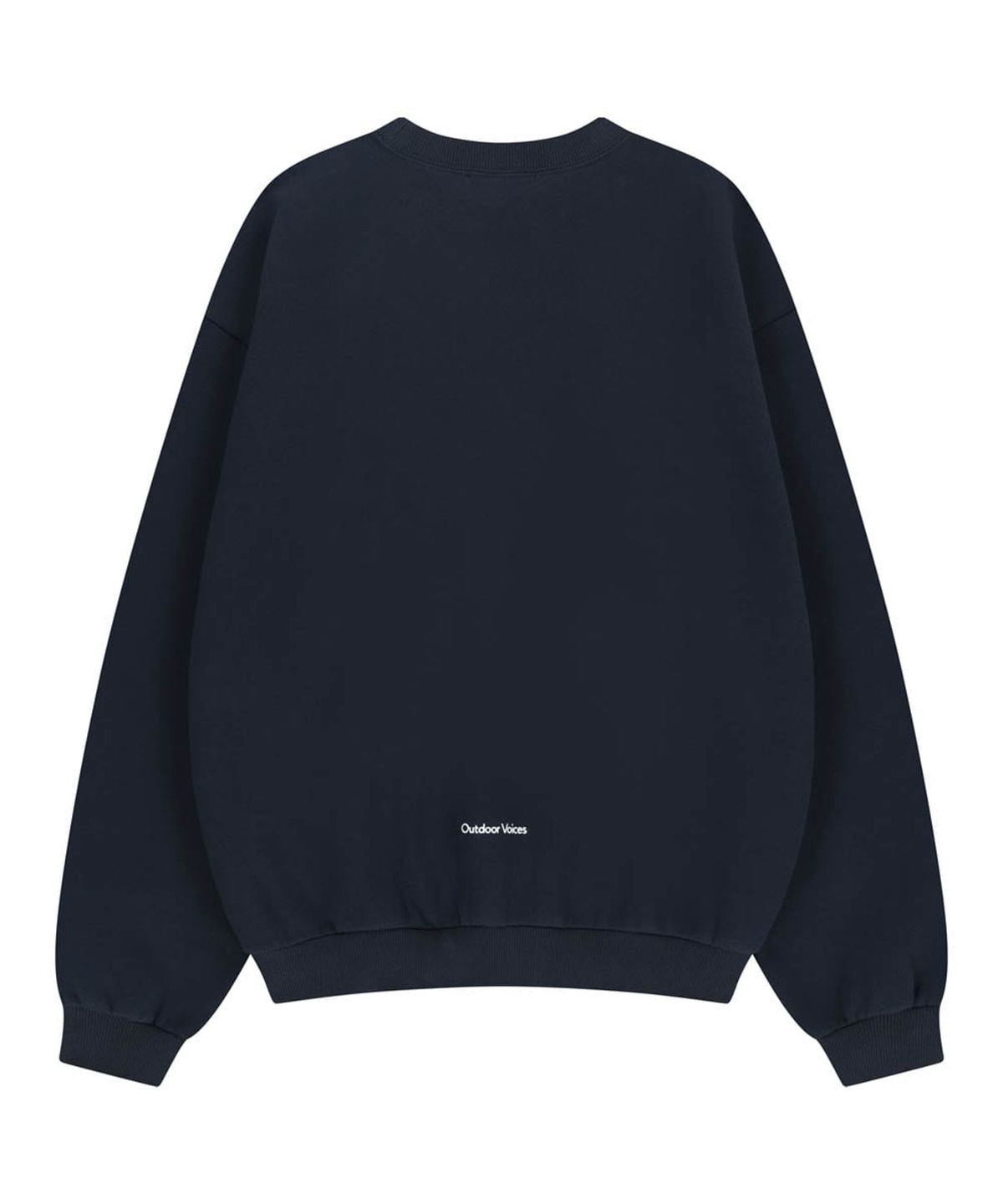 아웃도어 보이스(OUTDOOR VOICES) OV LOGO SWEATSHIRT (NAVY)