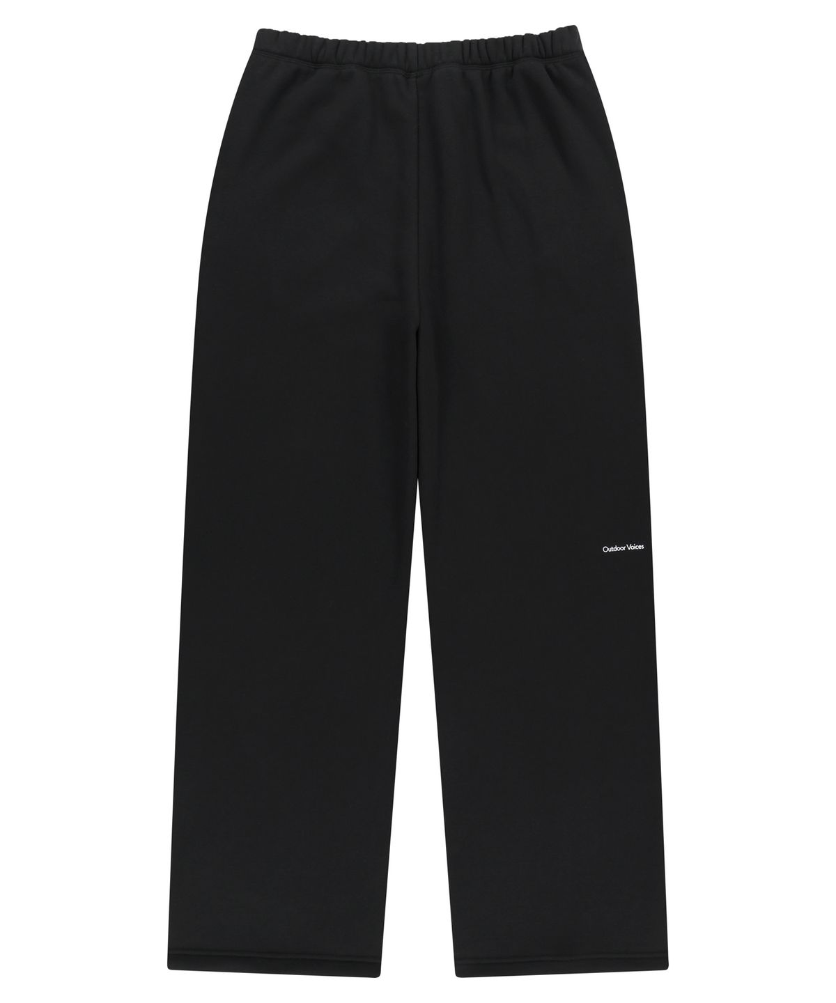 아웃도어 보이스(OUTDOOR VOICES) OV LOGO SWEATPANTS (BLACK)