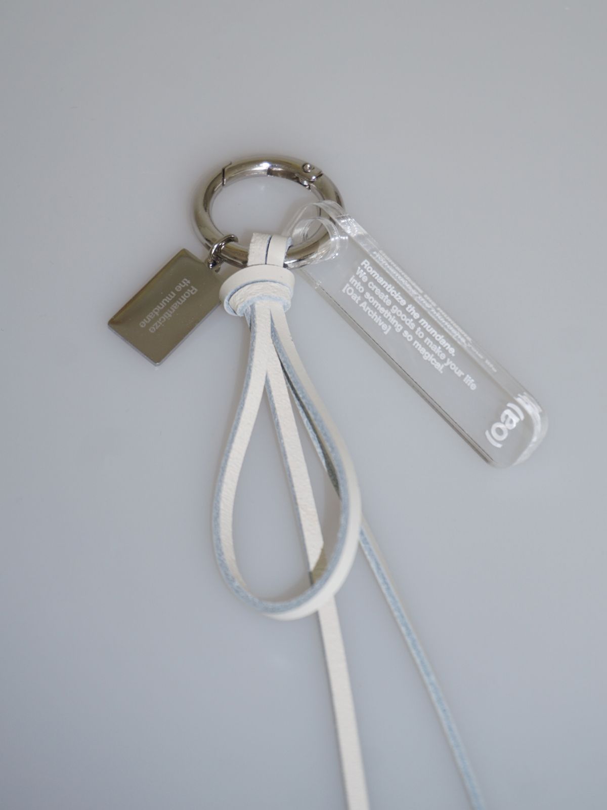 오트아카이브(OAT ARCHIVE) Multi-knot 키링 02, 화이트