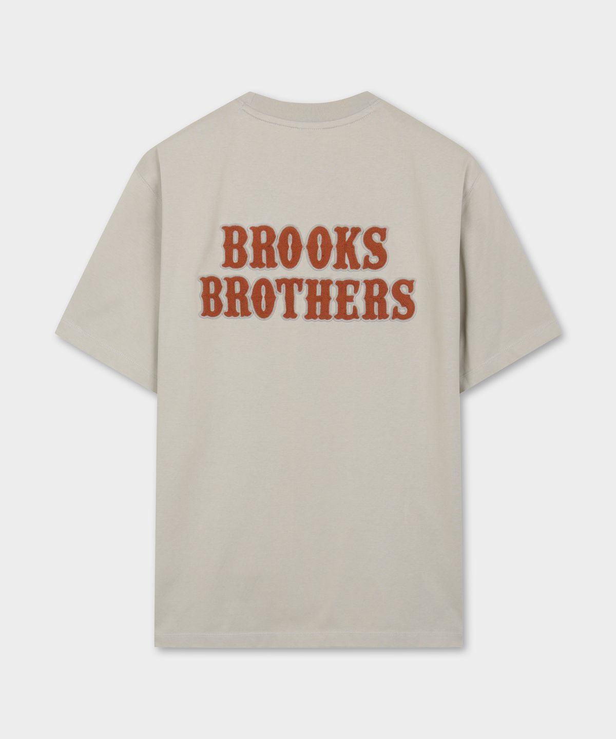 브룩스 브라더스(BROOKS BROTHERS) [Heritage] BB 레터링 반팔티셔츠 (라이트그레이) (BBNPMHG252)
