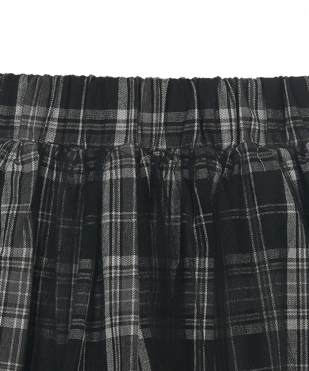 더블에스씨 아카이브(WSC ARCHIVE) Layer tulle skirt Check