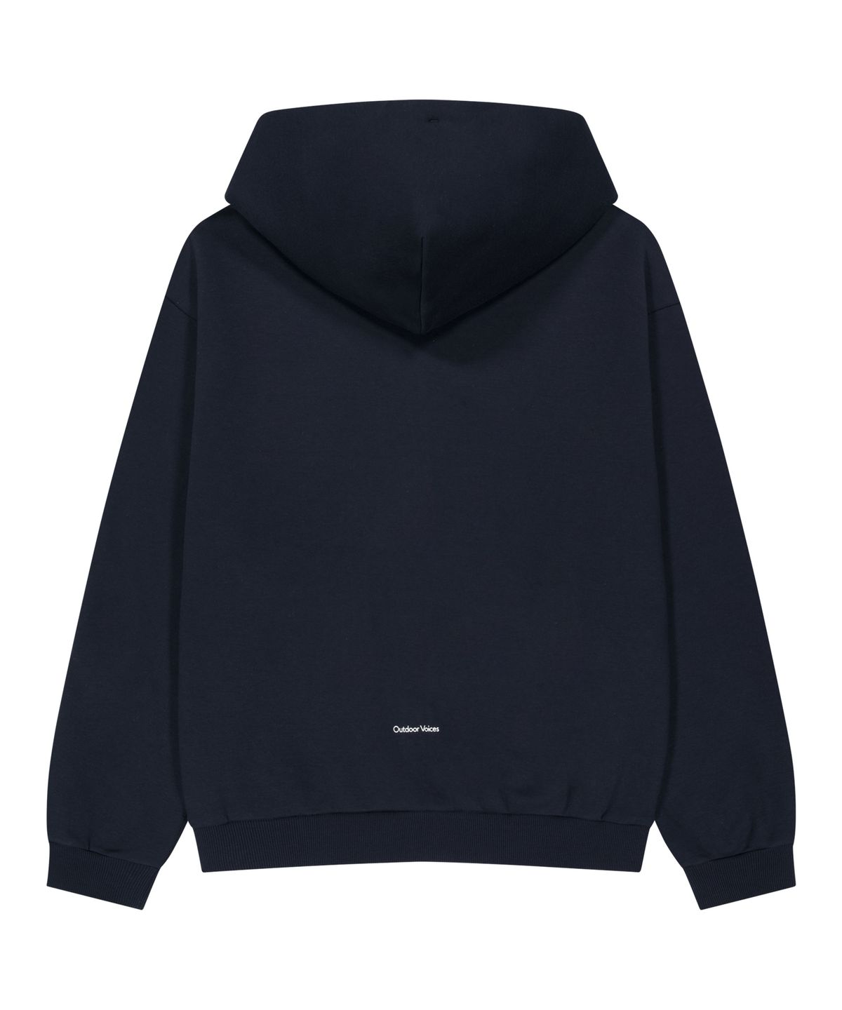 아웃도어 보이스(OUTDOOR VOICES) OV LOGO ZIP UP SWEAT HOODIE (NAVY)