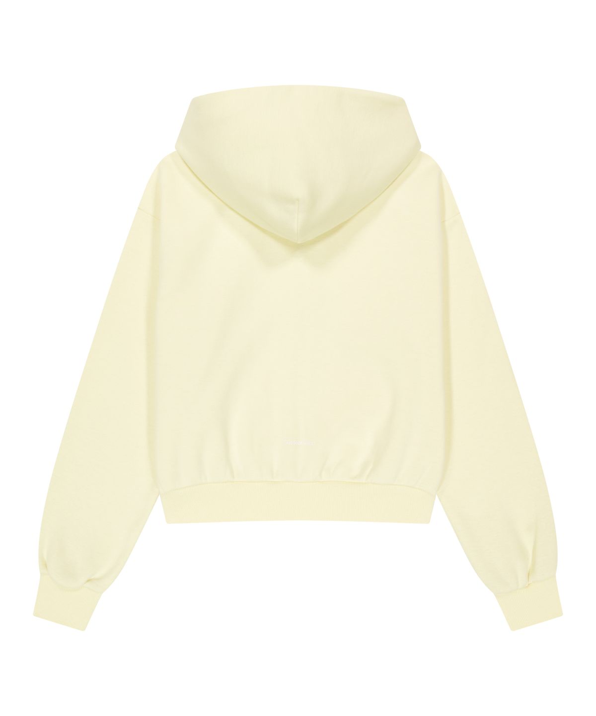 아웃도어 보이스(OUTDOOR VOICES) (W)OV LOGO CROP ZIP UP SWEAT HOODIE (BUTTER)
