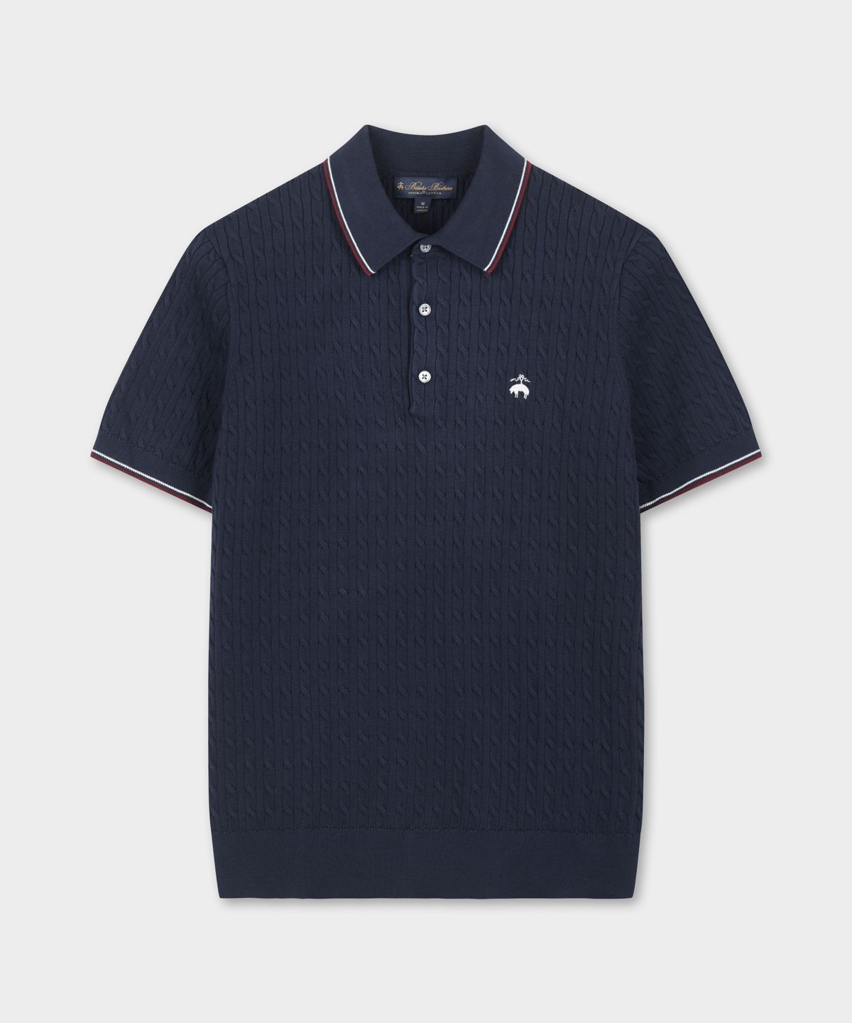 브룩스 브라더스(BROOKS BROTHERS) 아카이브 테니스 폴로스웨터 (네이비) (BBWTMMG202)