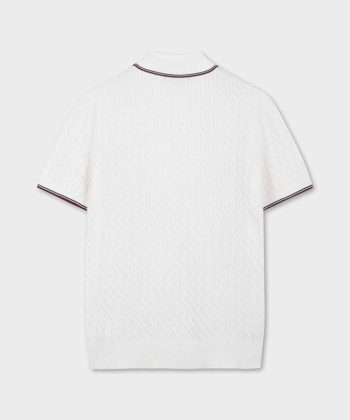 브룩스 브라더스(BROOKS BROTHERS) 아카이브 테니스 폴로스웨터 (화이트) (BBWTMMG202)