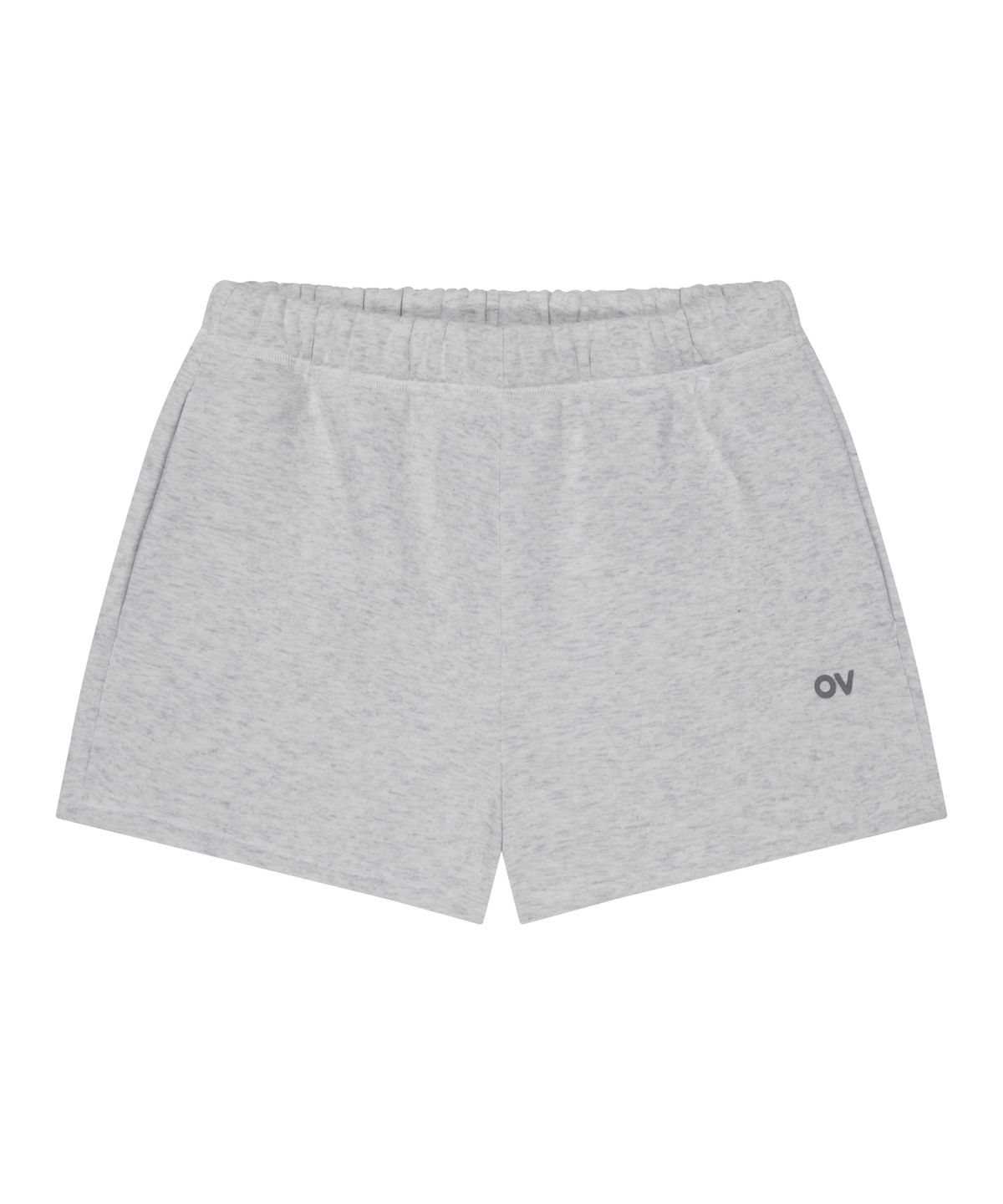아웃도어 보이스(OUTDOOR VOICES) (W)OV LOGO SWEATSHORTS (LIGHT HEATHER GRAY)