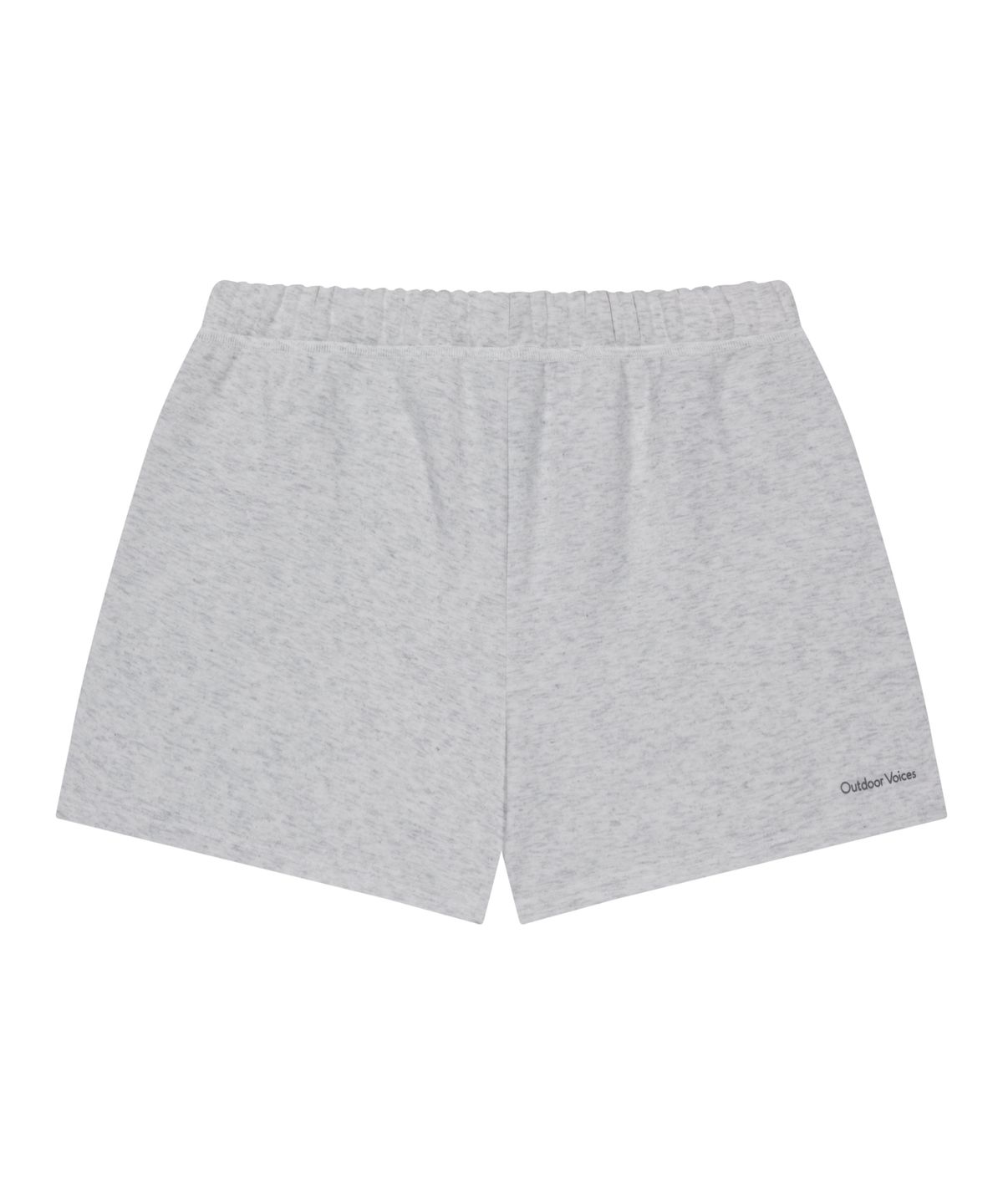 아웃도어 보이스(OUTDOOR VOICES) (W)OV LOGO SWEATSHORTS (LIGHT HEATHER GRAY)